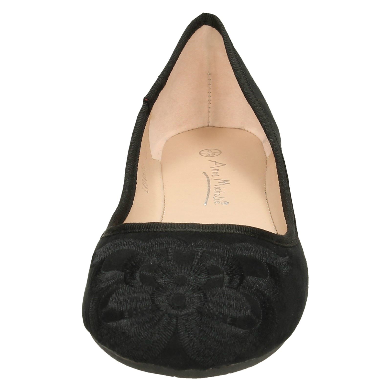 Zapatos de bailarina para dama Anne Michelle Suedette - Imagen 9 de 46
