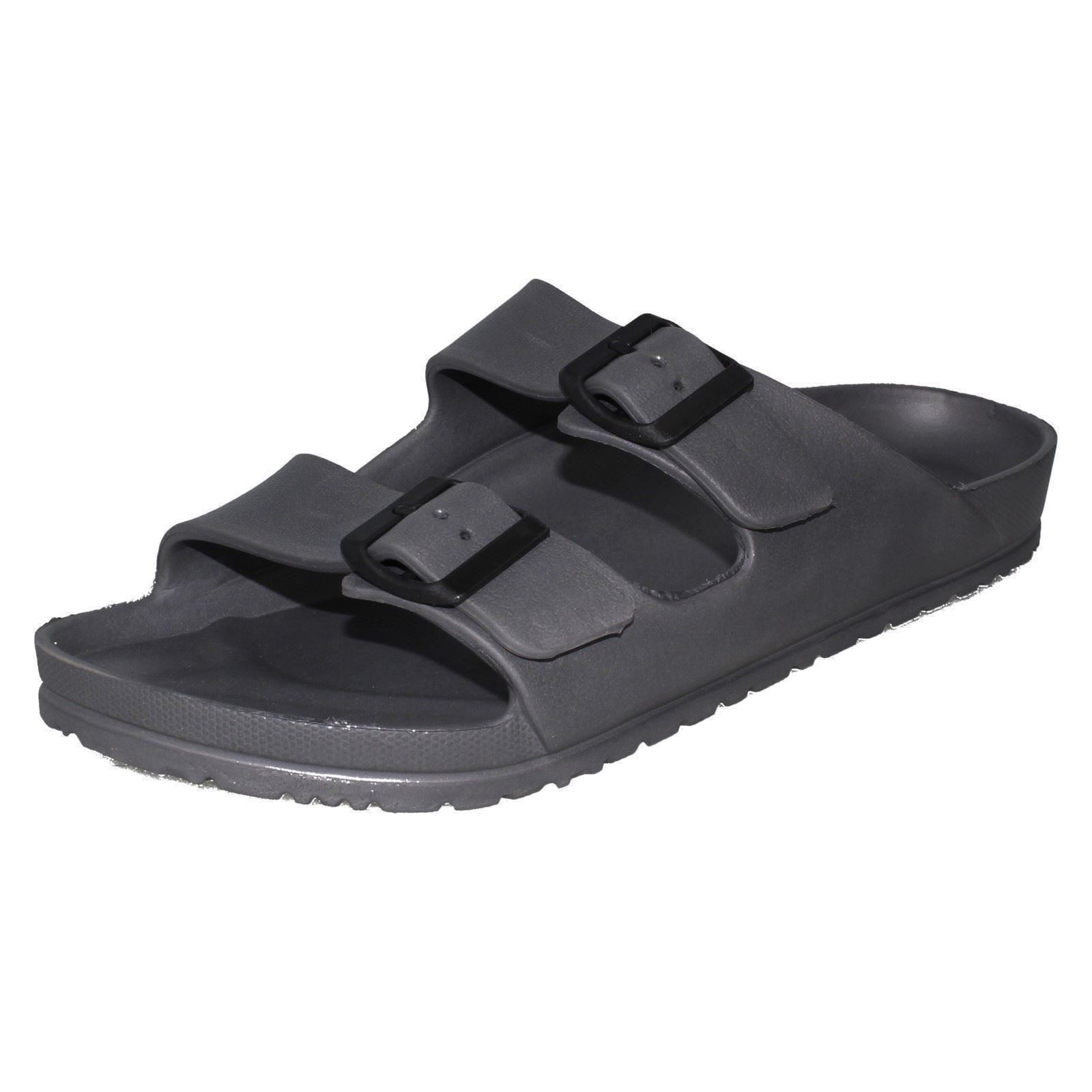 Mens Spot On Light Weight 'Mule' Sandals - Picture 2 of 28