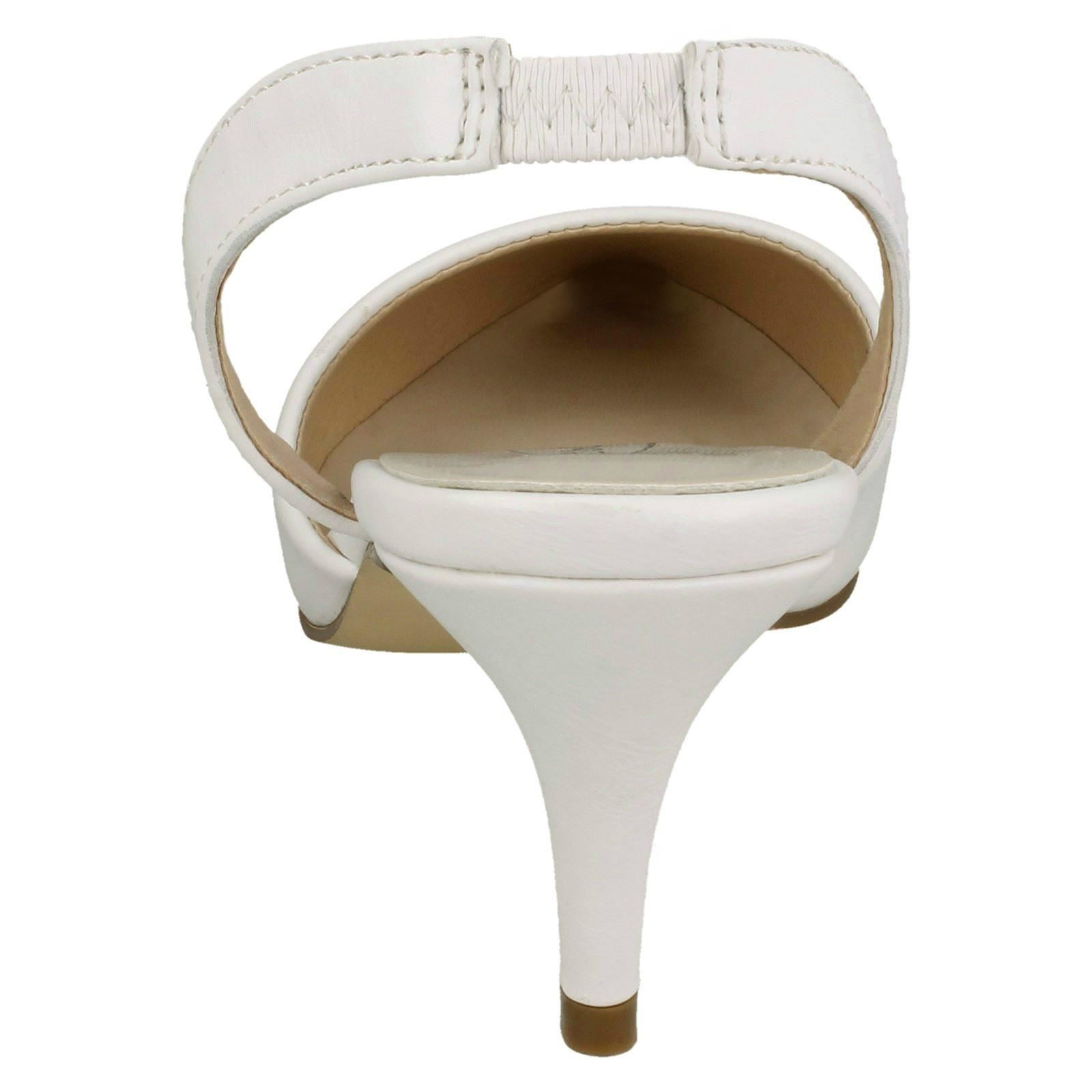 Ladies Spot On Slingback Shoes Heels *F9R0057* - Picture 68 of 73