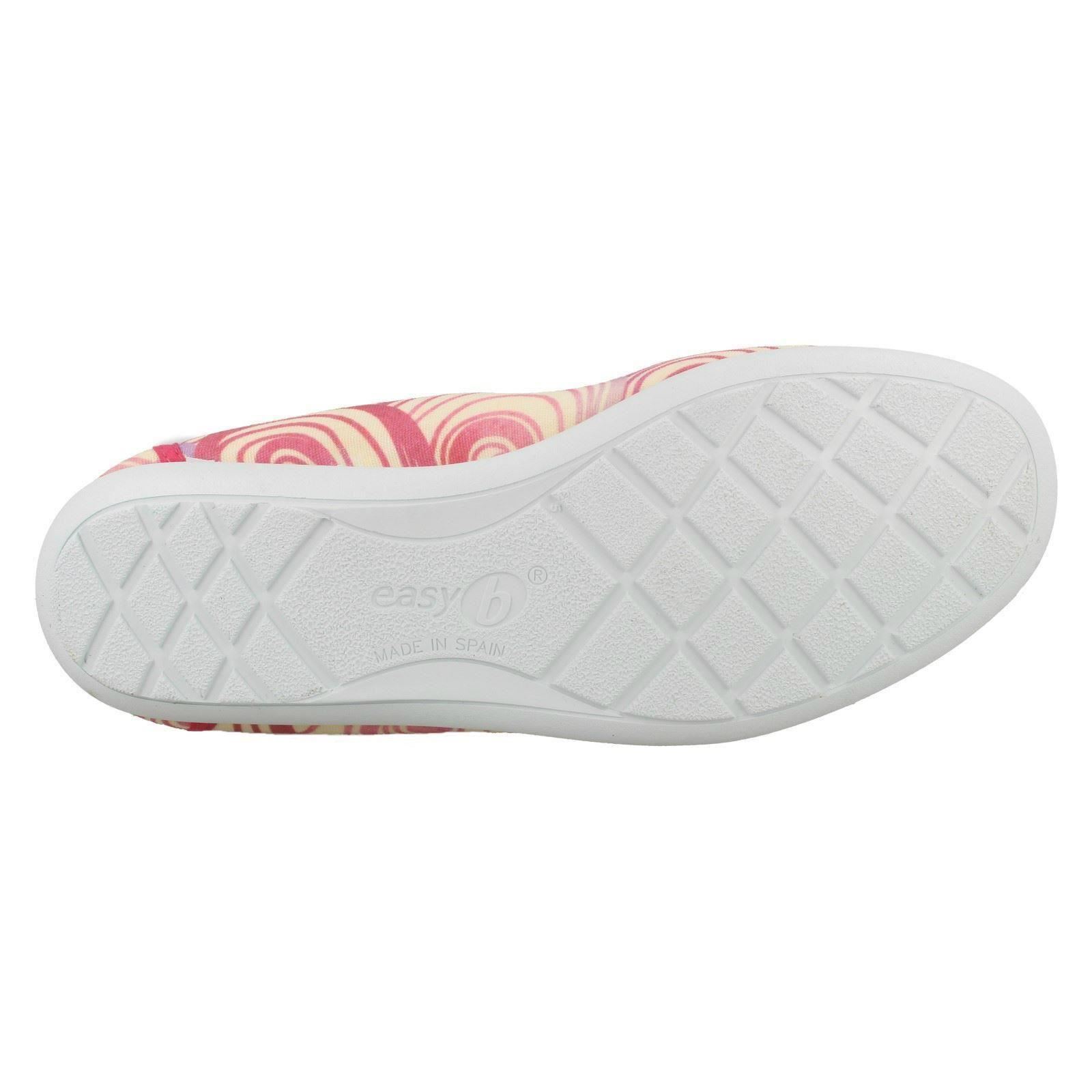 Ladies Easy B Casual Slip On Shoes 'Swirl' - Picture 17 of 19
