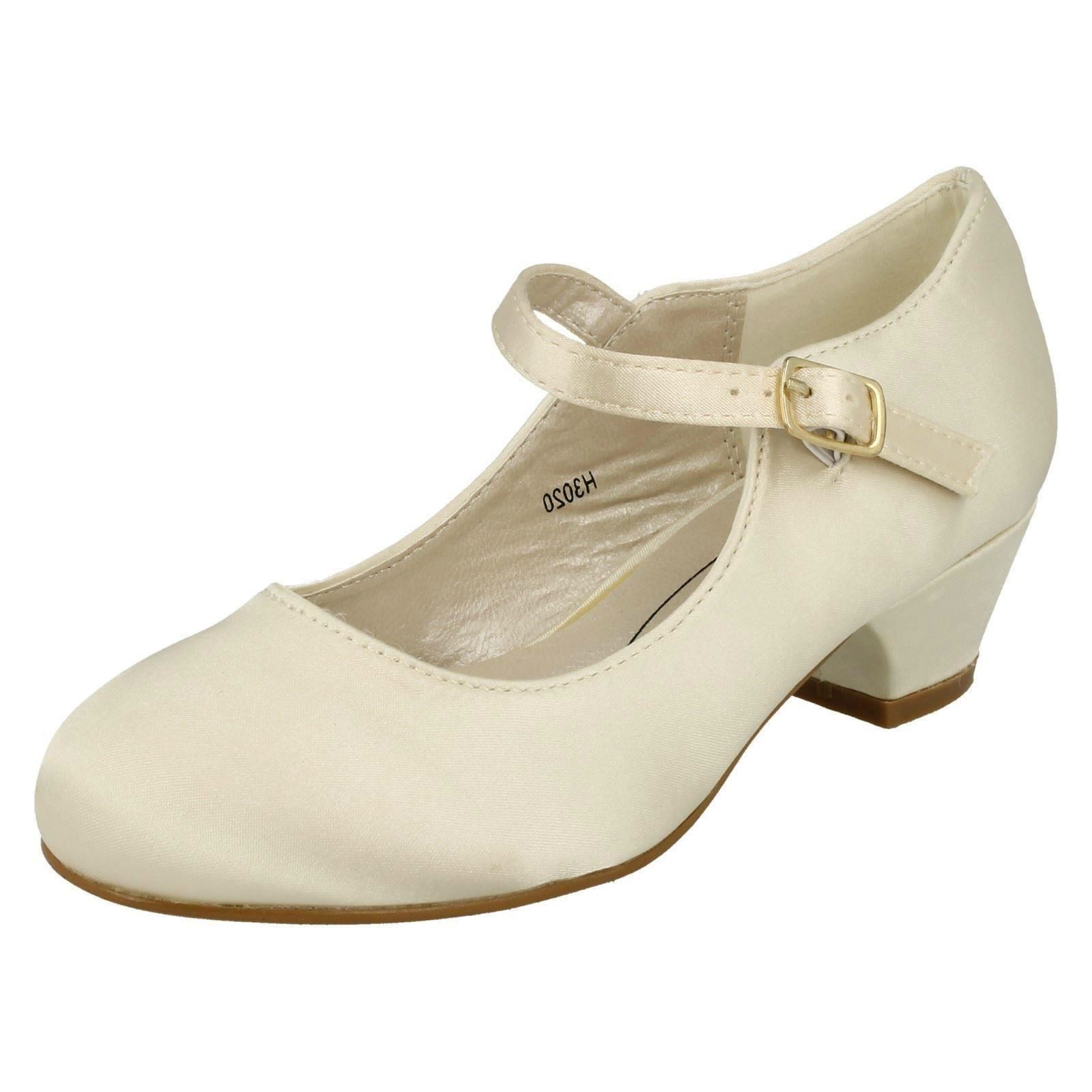 Girls Spot On Formal Mary Jane Style Party Shoes - Picture 2 of 28