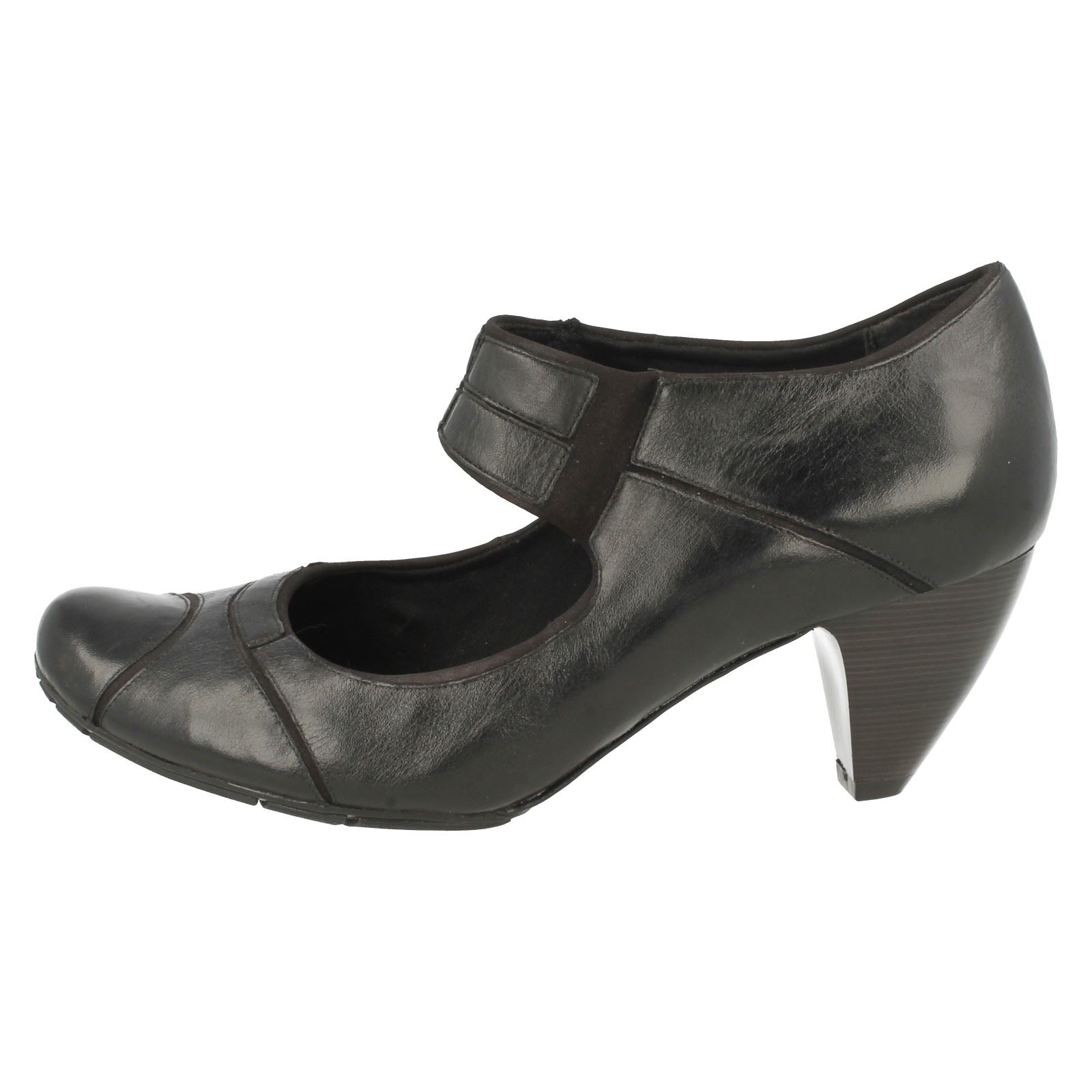 Calzados para damas negros Clarks inteligentes place' 'any Softwear gHTqgFxUr