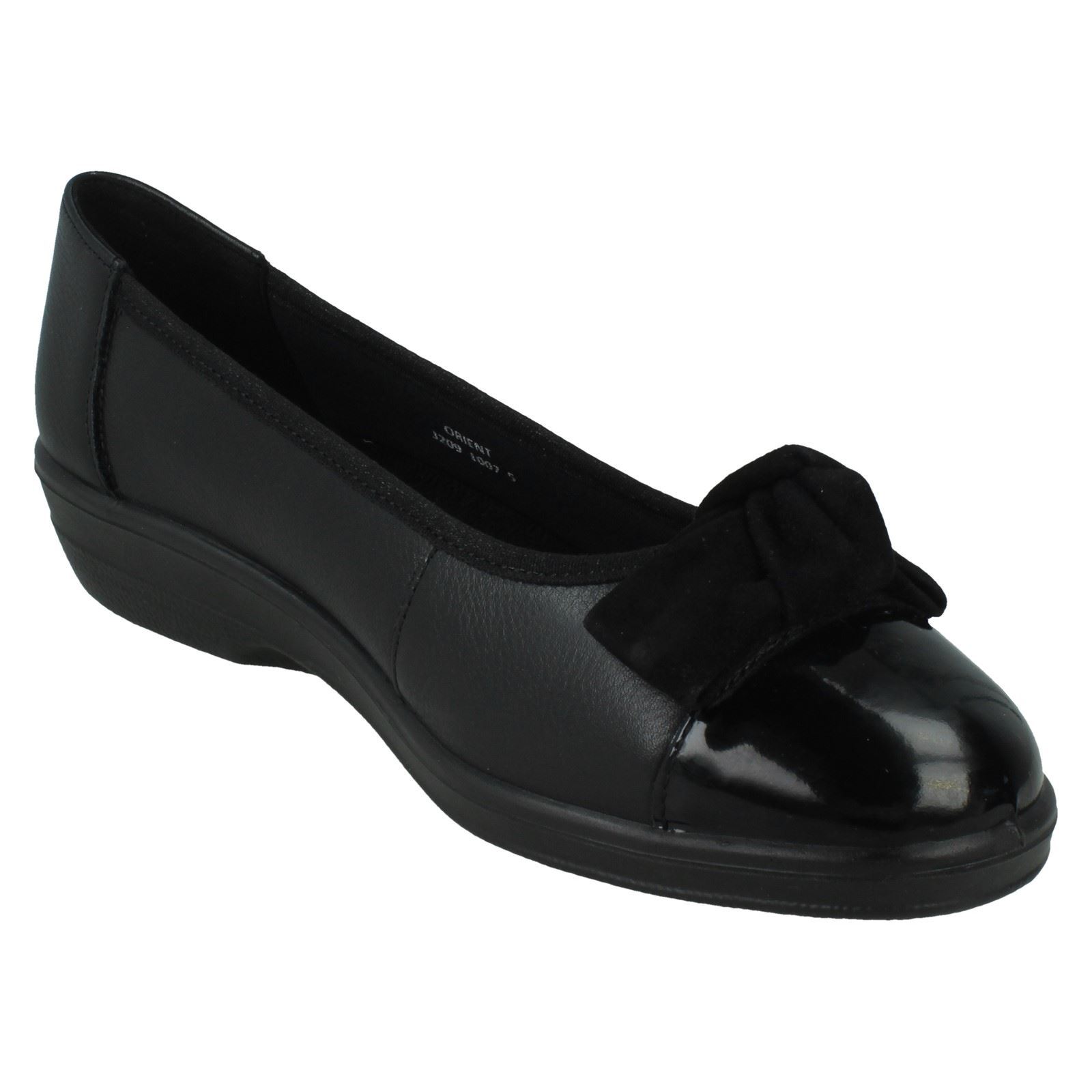 Ladies Padders Slip On Wedge Shoes Orient - Picture 8 of 28
