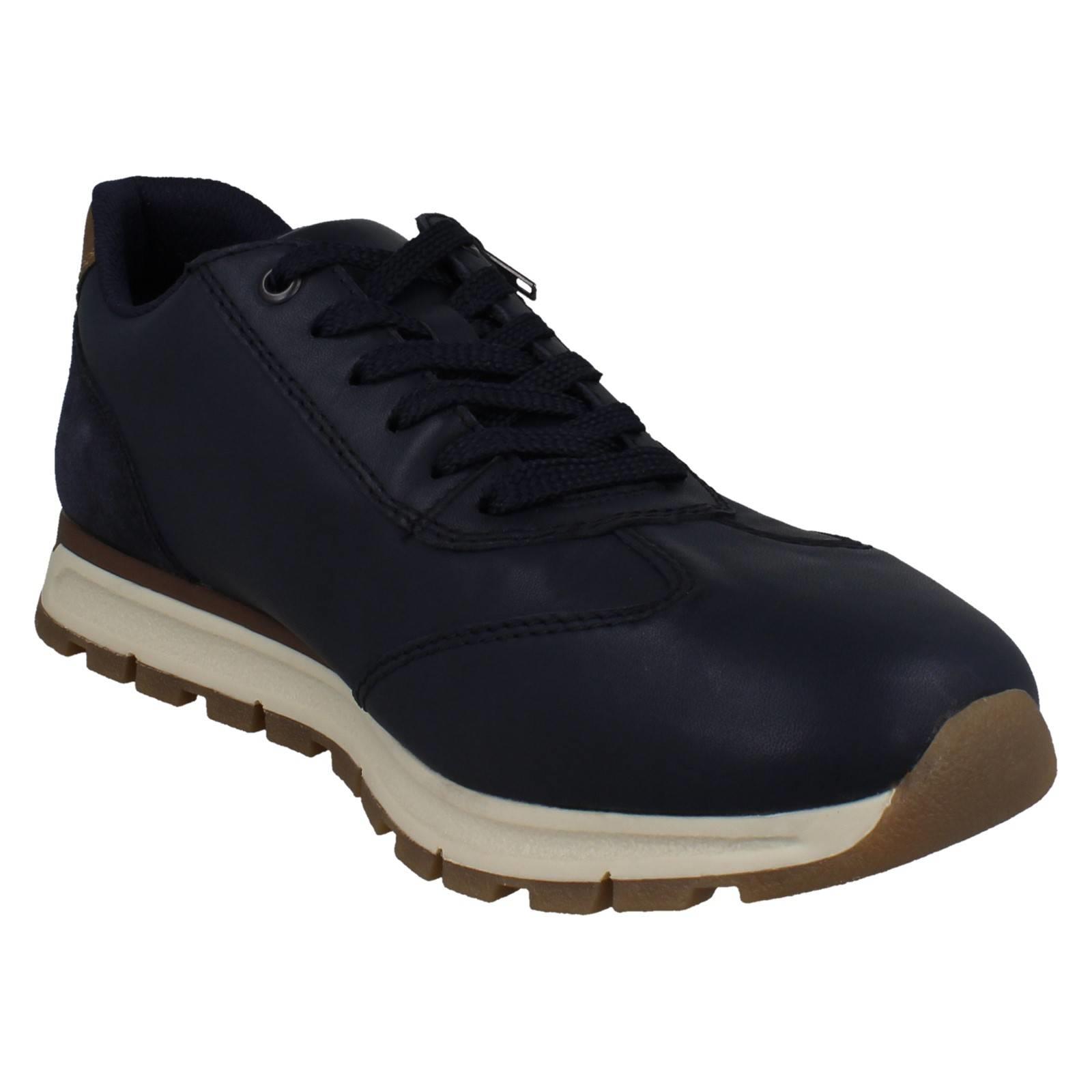 Zapatos Rieker Inteligentes Informales de Cuero con Cordones/Cremallera para Hombres Plantilla Extraíble B0501 - Imagen 8 de 10