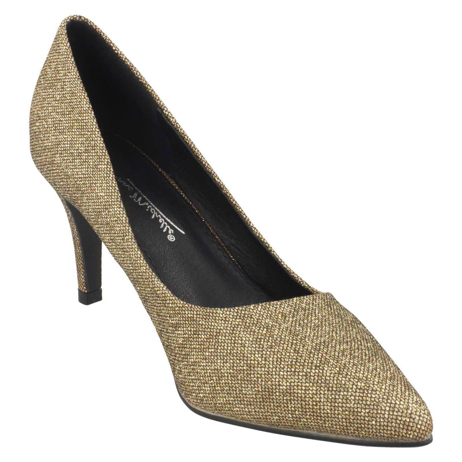 Ladies Anne Michelle Mid Heel Court 'Shoes' - Picture 8 of 28