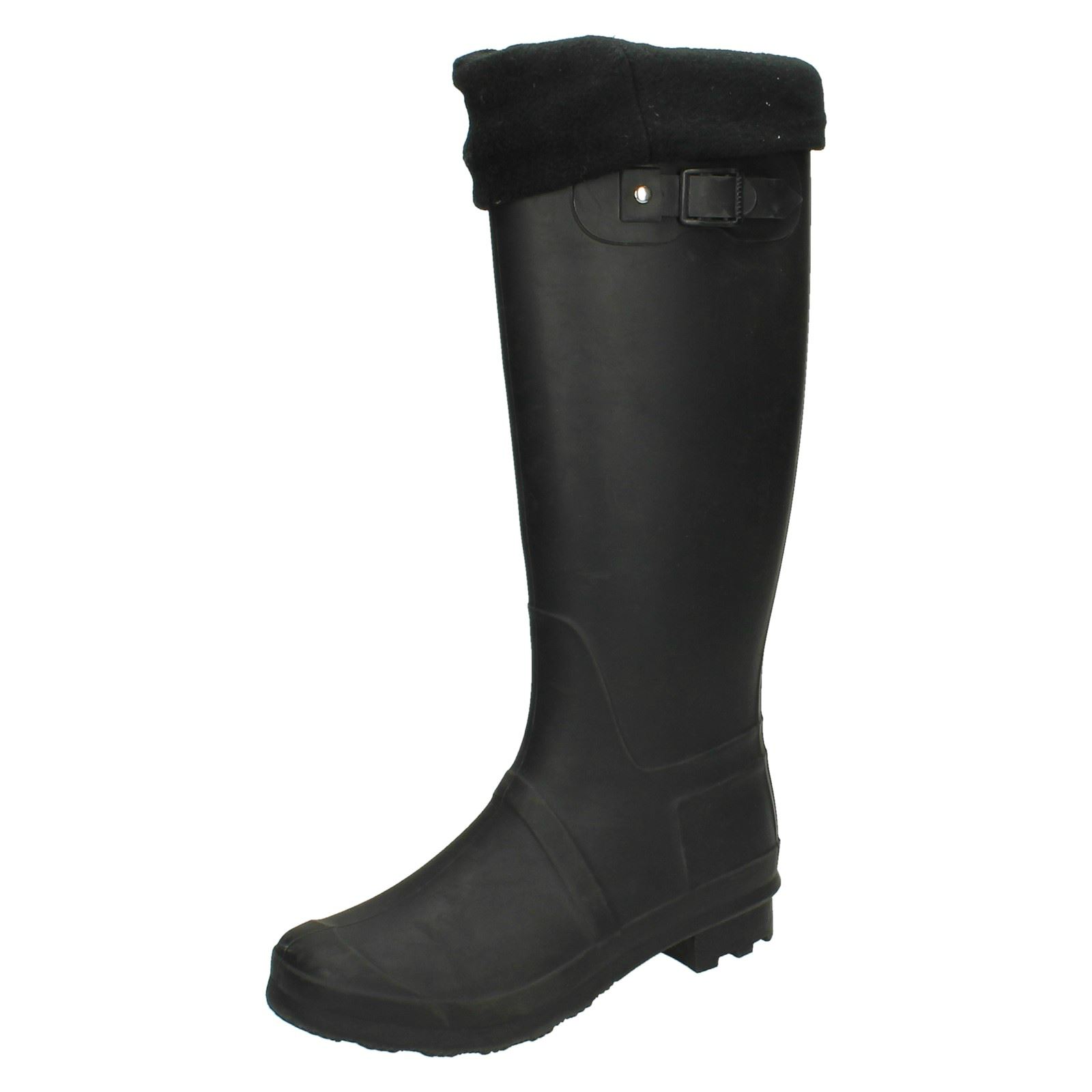 Botas Wellington para damas Spot On desmontables revestimiento de lana ""X1R170"" - Imagen 2 de 46