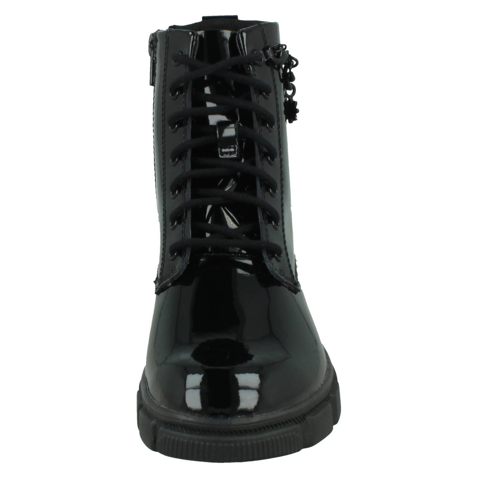Girls Clarks Charm Detail Ankle Boots "Evyn Charm O" - Picture 9 of 19