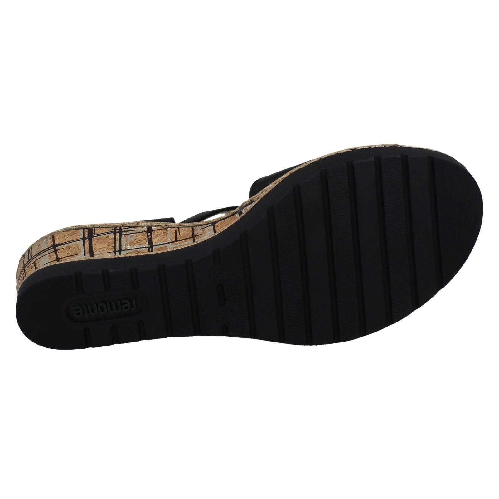 Sandali Da Donna Remonte Con Cinghie Regolabili E Tacco A Wedge *R6R266* - Picture 10 of 19