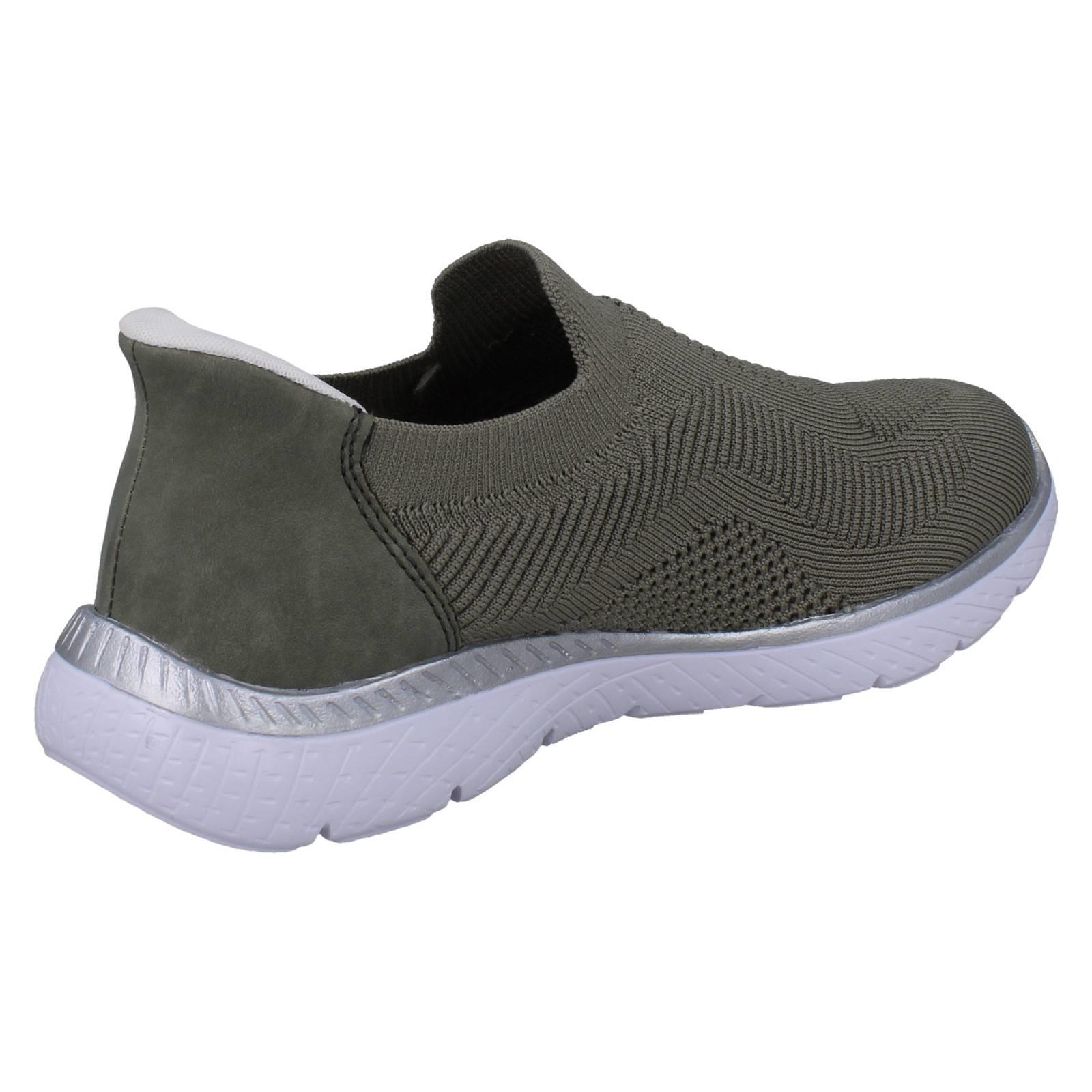 Ladies Rieker Sport Ready2Go Slip On Trainers: M5072 - Picture 12 of 19