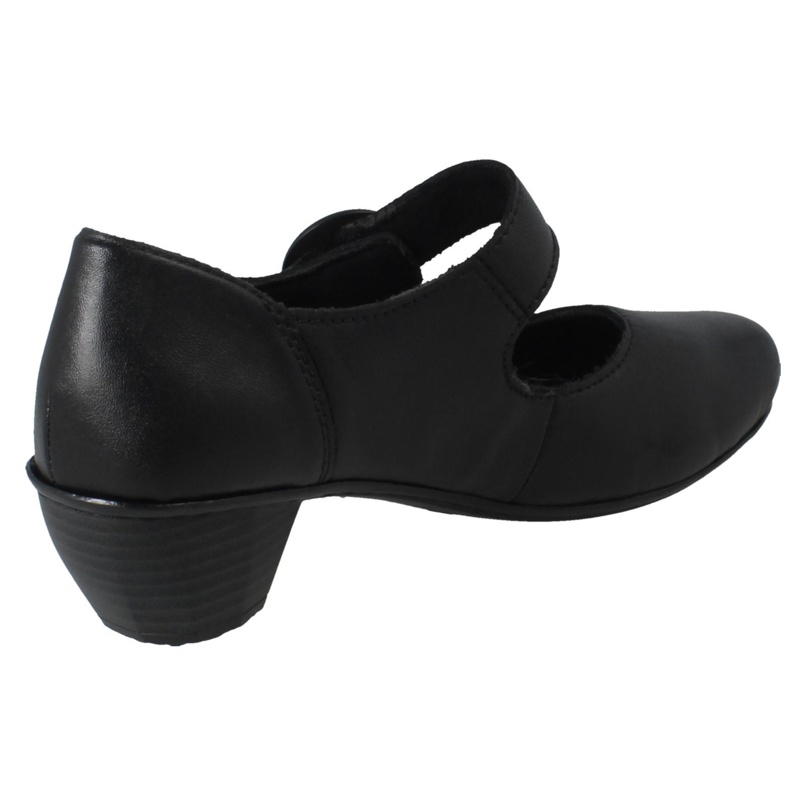 Ladies Rieker Buckle Detailed Hook and Loop Smart Heels, 41756 - Picture 6 of 19