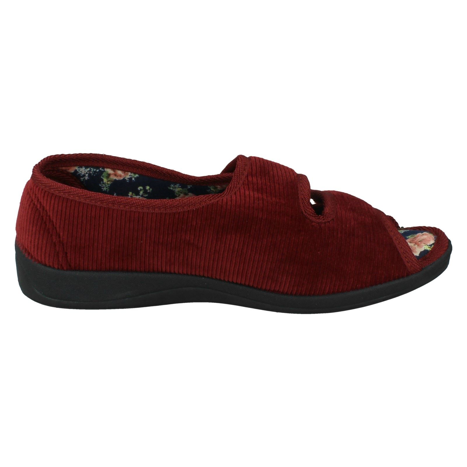 "Pantuflas forradas florales ""Mary"" para damas Four Seasons" - Imagen 18 de 28