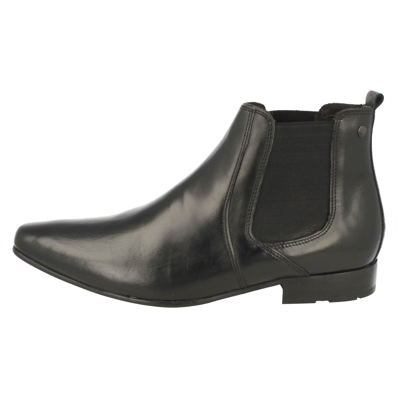 Mens Boots Waxy black London Base Black Arthur rHxErq