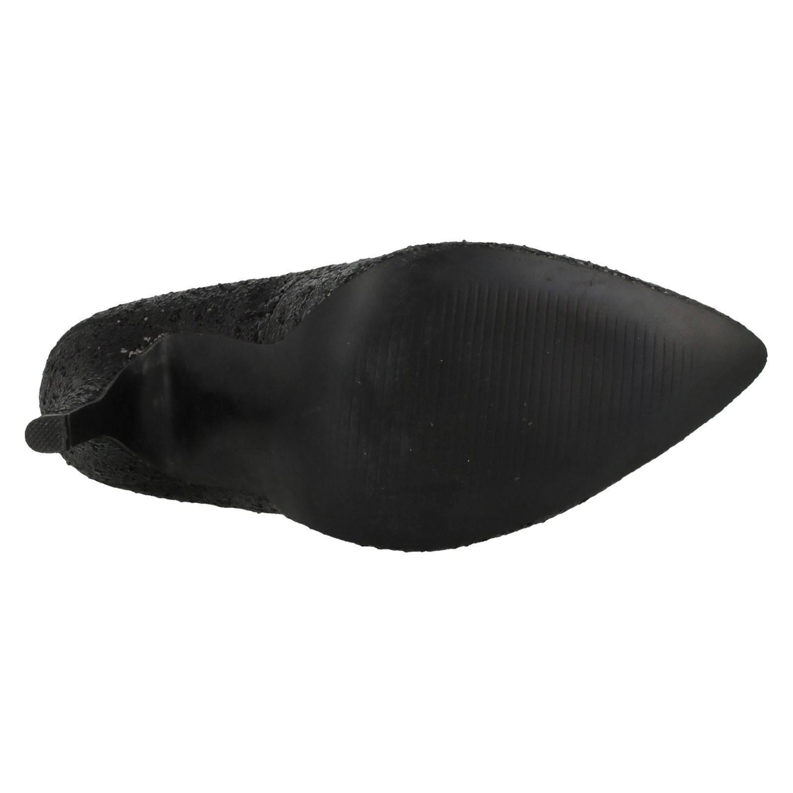 Ladies Anne Michelle Glitter Design Court Shoe - Picture 10 of 28