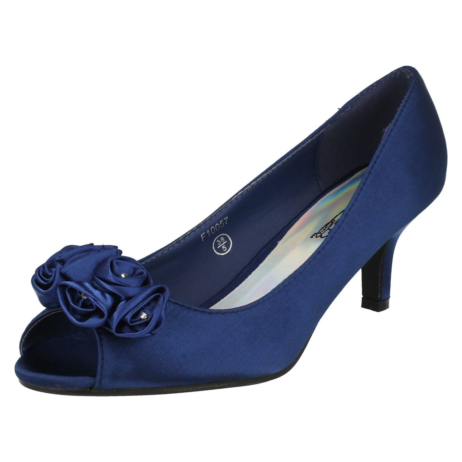 "Zapatos para dama Spot On Peep Toe con ""detalle floral"" - Imagen 29 de 55