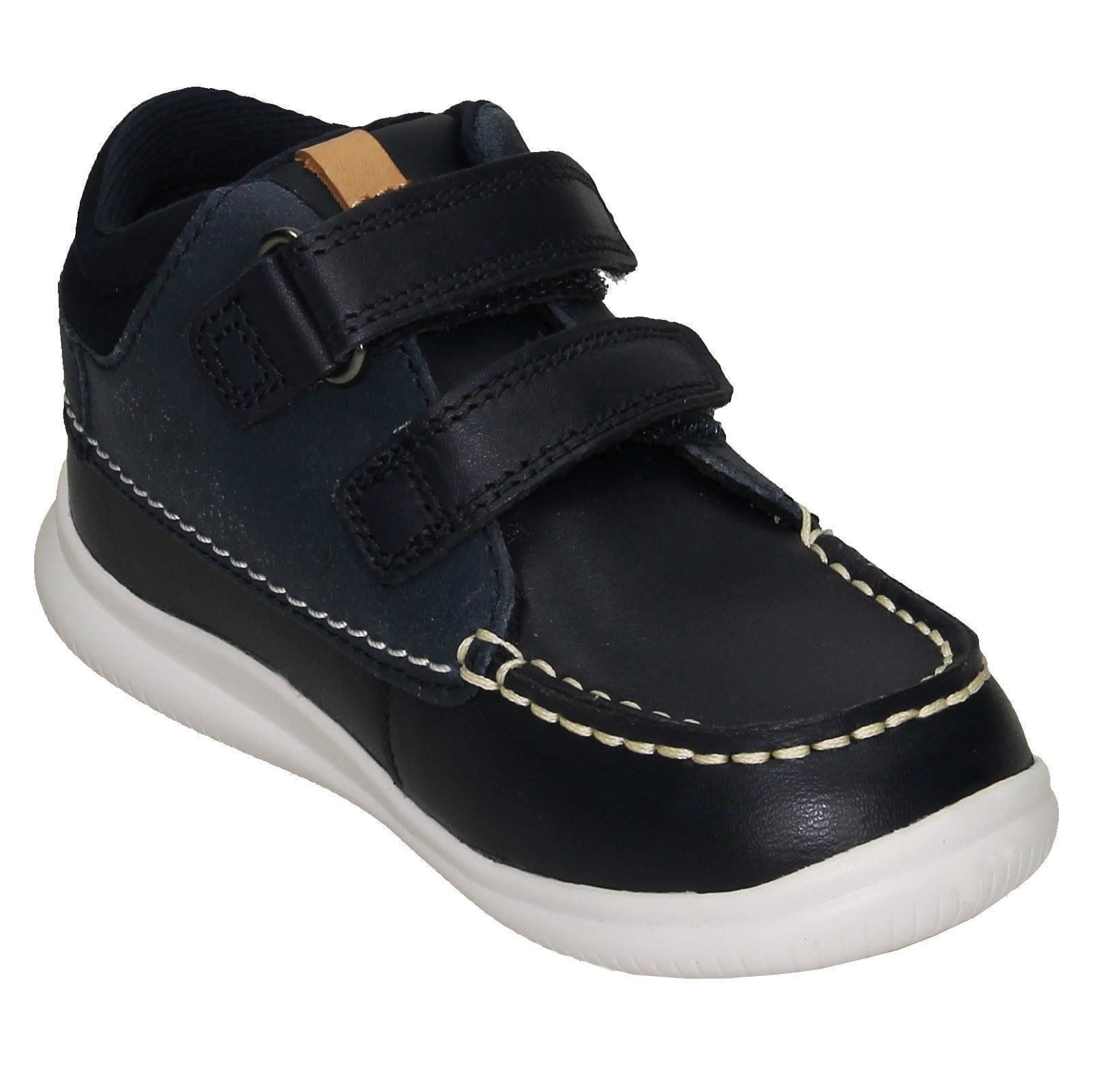 Infantes Niños Clarks Gancho y Lazo Cuero y Textil Botines Cresta Tuktu 19 - Imagen 8 de 19