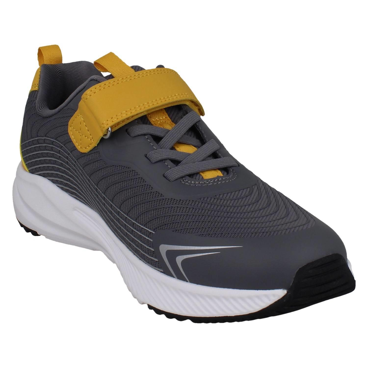 Kids Clarks Padded Textile Breathable Lightweight Sports Trainers *Deyes Dash* - Picture 26 of 64