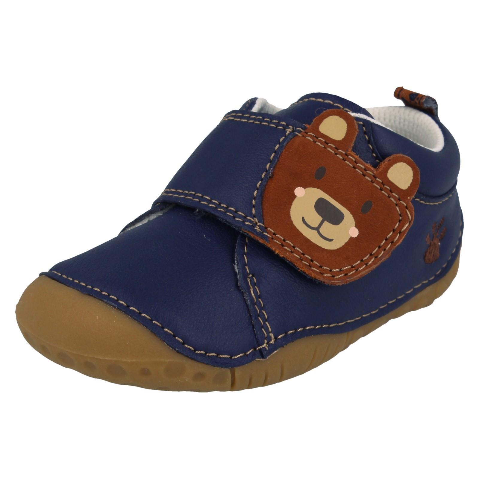 Scarpe Pre-Walker Soft Leather Per Bambini Con Design Orso *Bear Hug* - Picture 2 of 19