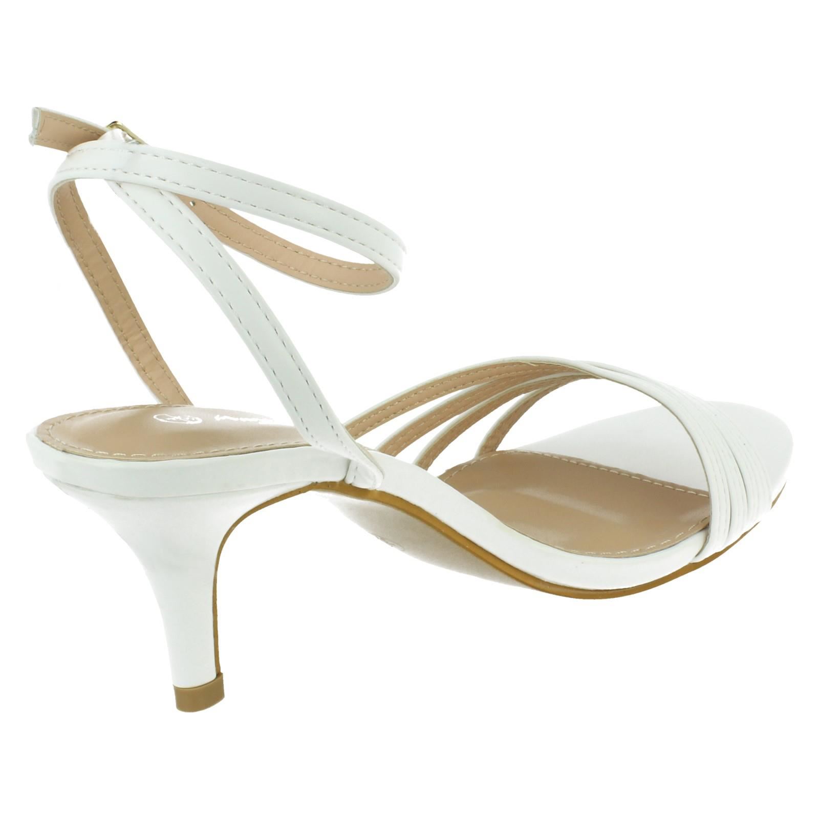 Sandalias de fiesta Anne Michelle de tacón medio calce ancho para dama 'F1R2112' - Imagen 42 de 46