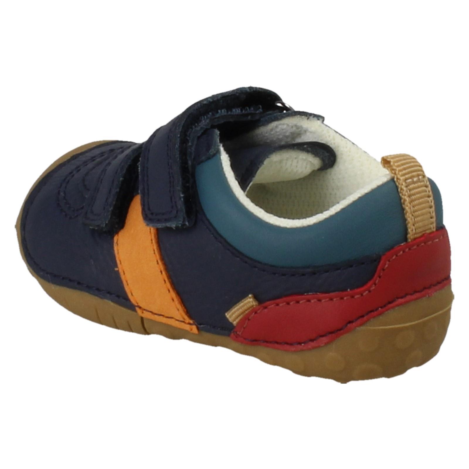 Boys Startrite Soft Leather Pre Walking Shoes With Heel/Toe Bumpers Zap - Picture 13 of 19