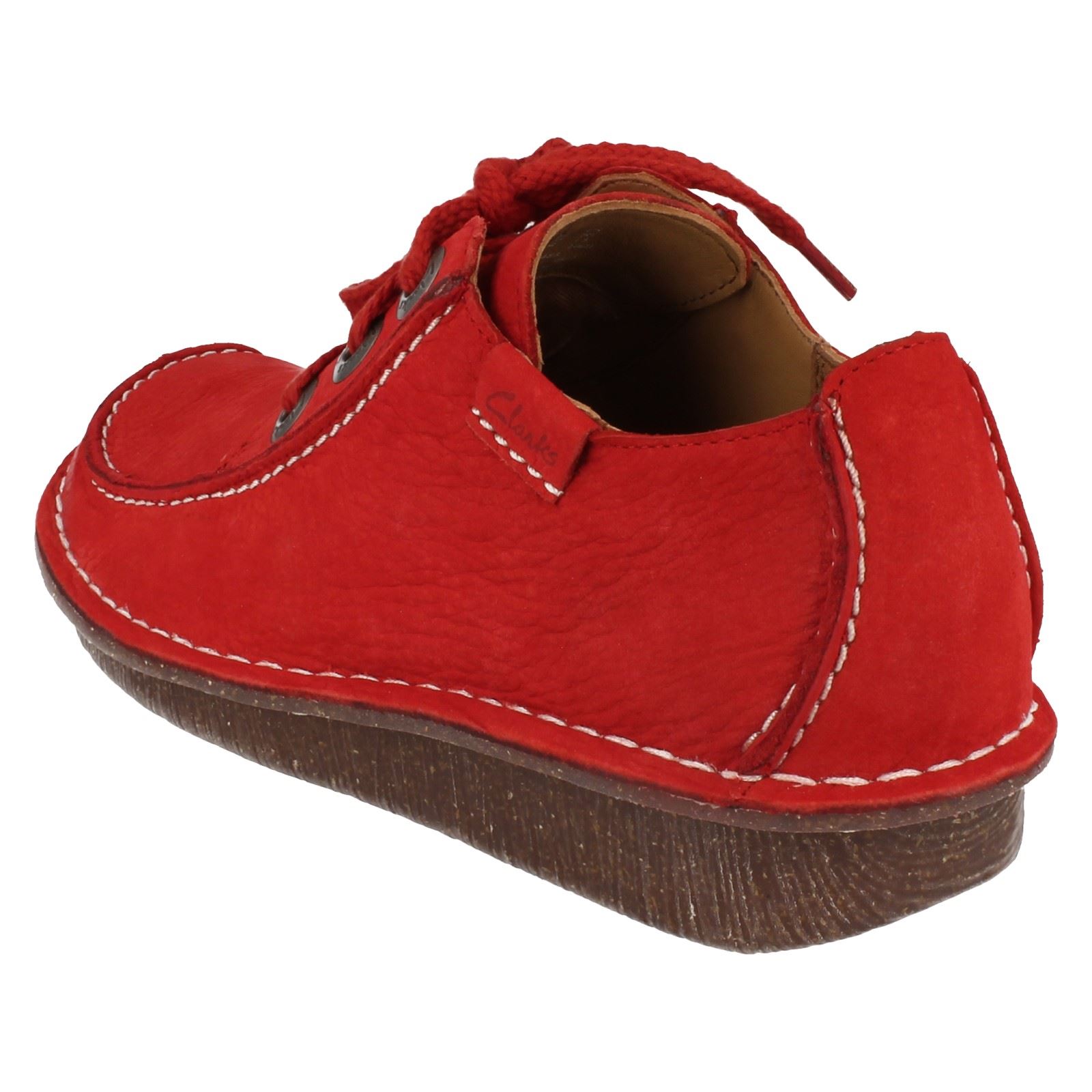 Scarpe Casual In Pelle Clarks Da Donna Lace Up Funny Dream - Picture 95 of 145
