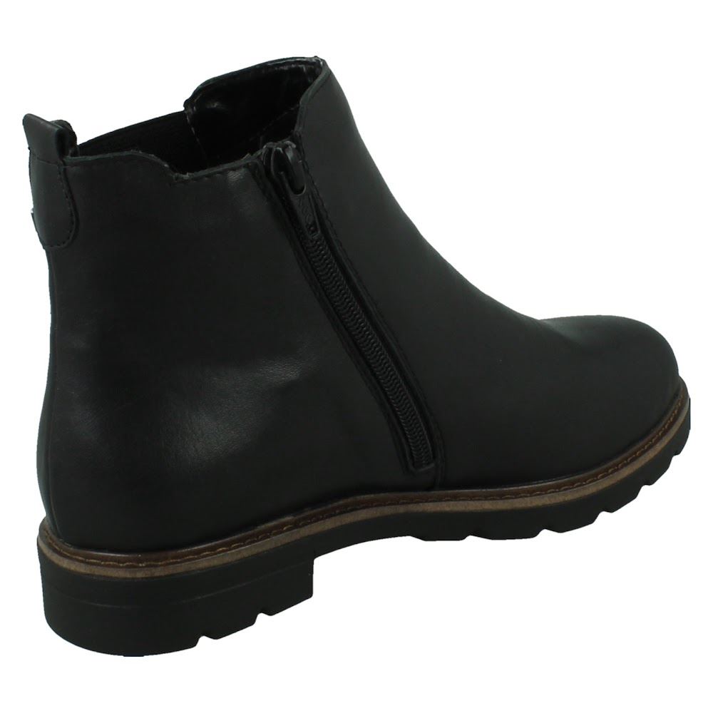 Ladies Remonte-Tex Water Resistant Leather Zip Up Casual Ankle Boots: D2Q70 - Picture 6 of 19