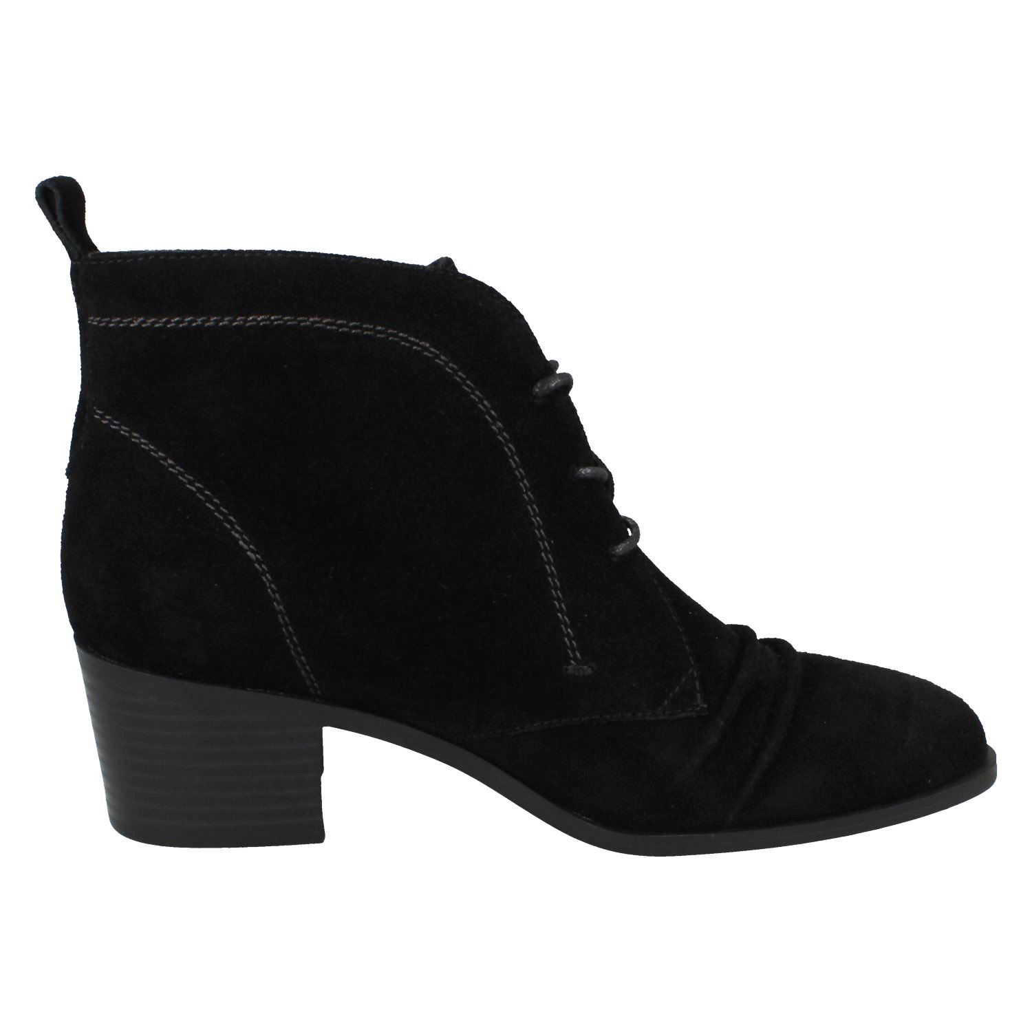 Damen Leder Kollektion Wildleder Schnürstiefeletten - Bild 7 von 10