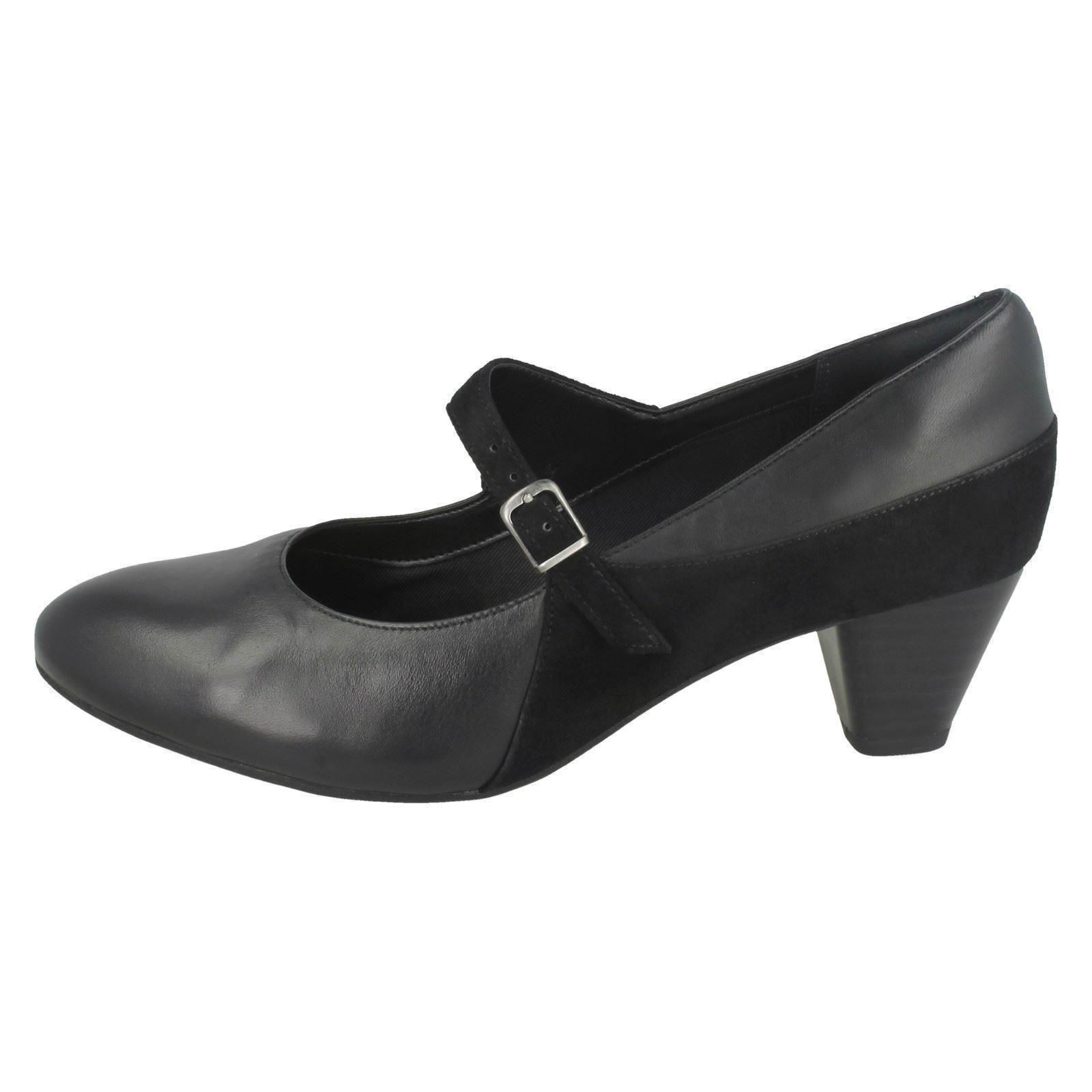 Court Clarks Denny Formal Ladies Black Bradford Shoes RRzEgnq