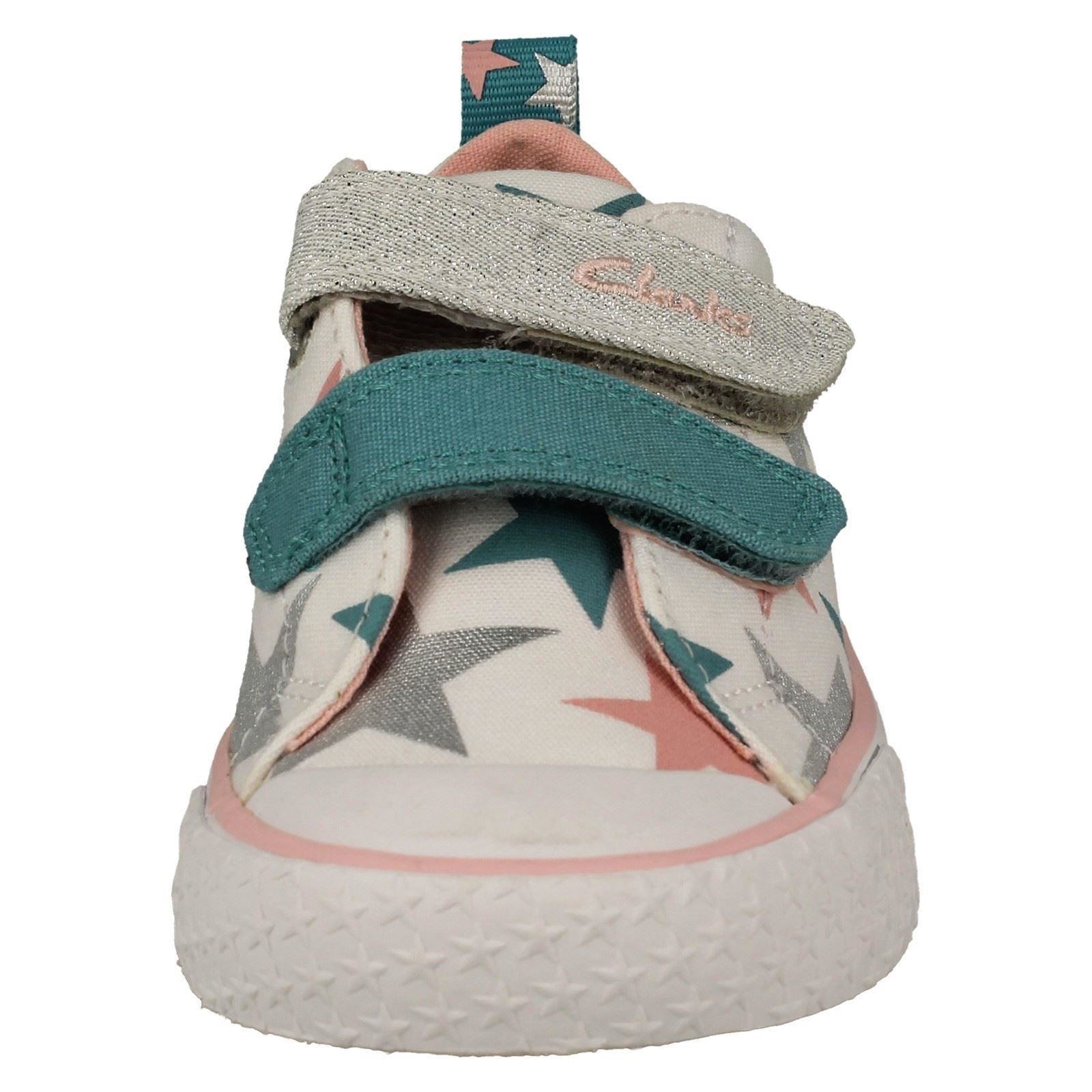 Kinder Clarks Muster detaillierte Canvas Schuhe *Foxing Lo* - Bild 9 von 37