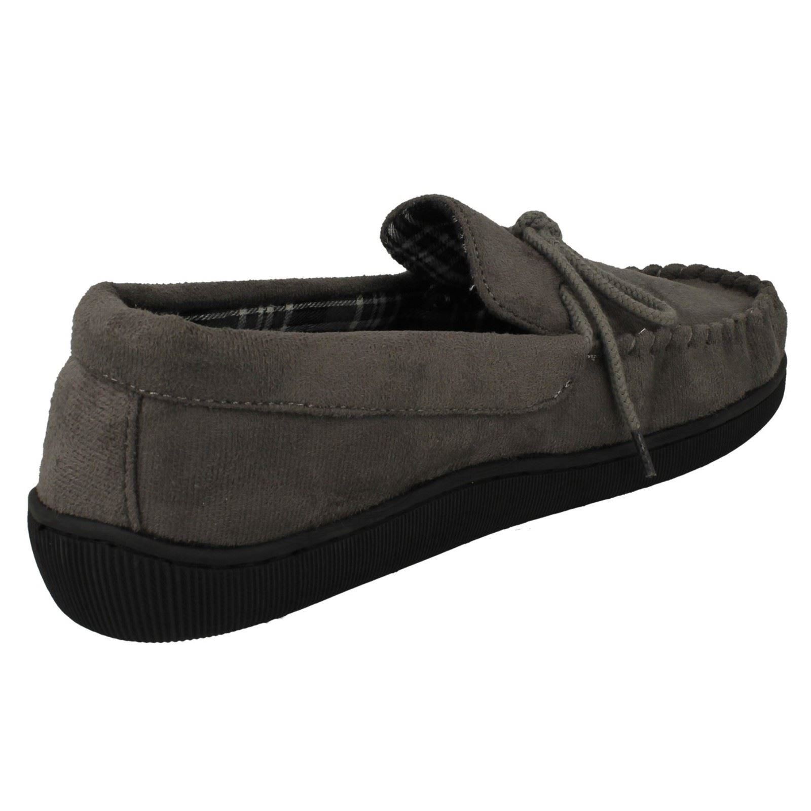 Mens Rosebank Casual Moccasin Slippers Ken-Mocc - Picture 6 of 19