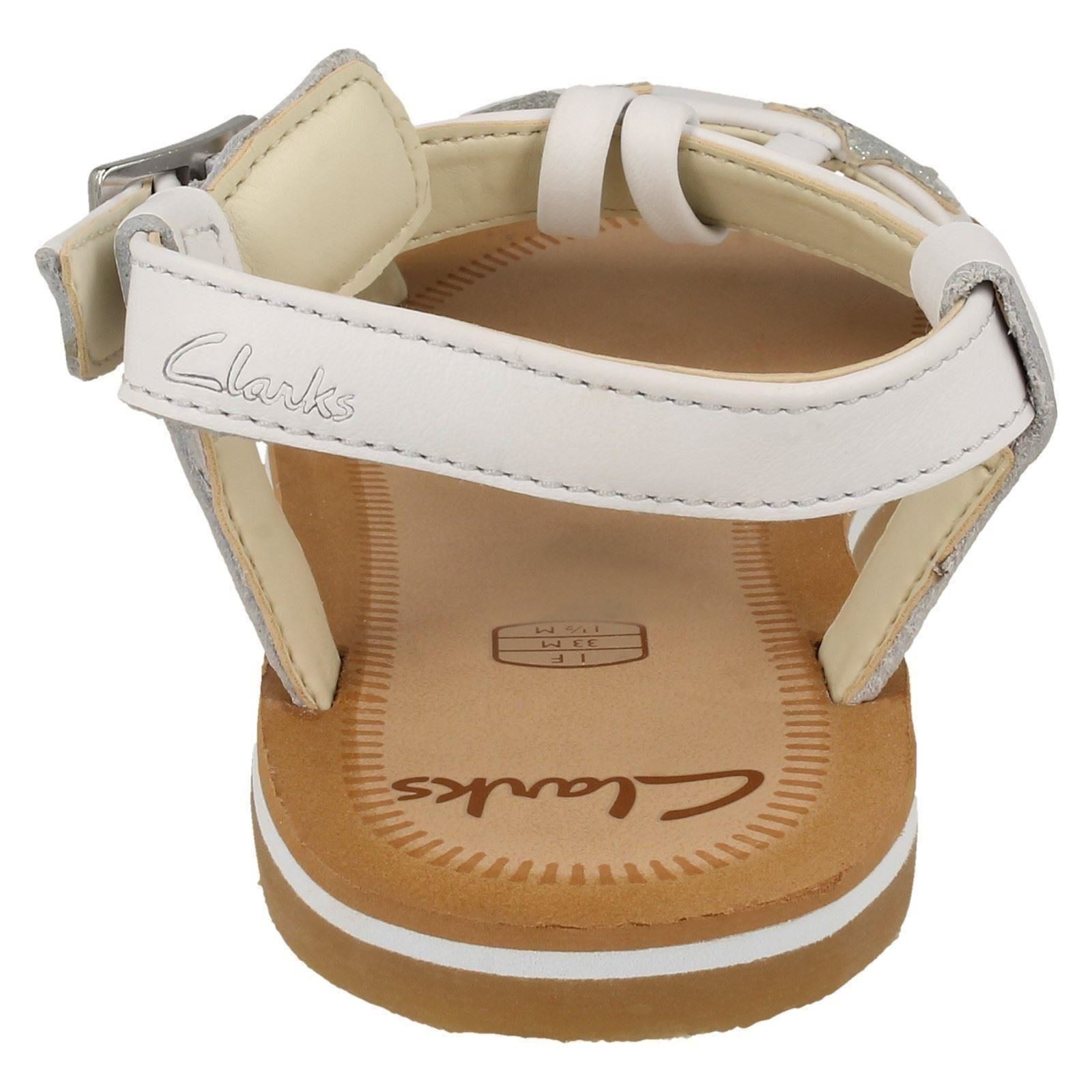 Girls Clarks Stylish Star Detailed Sandals Finch Summer K - Picture 14 of 19