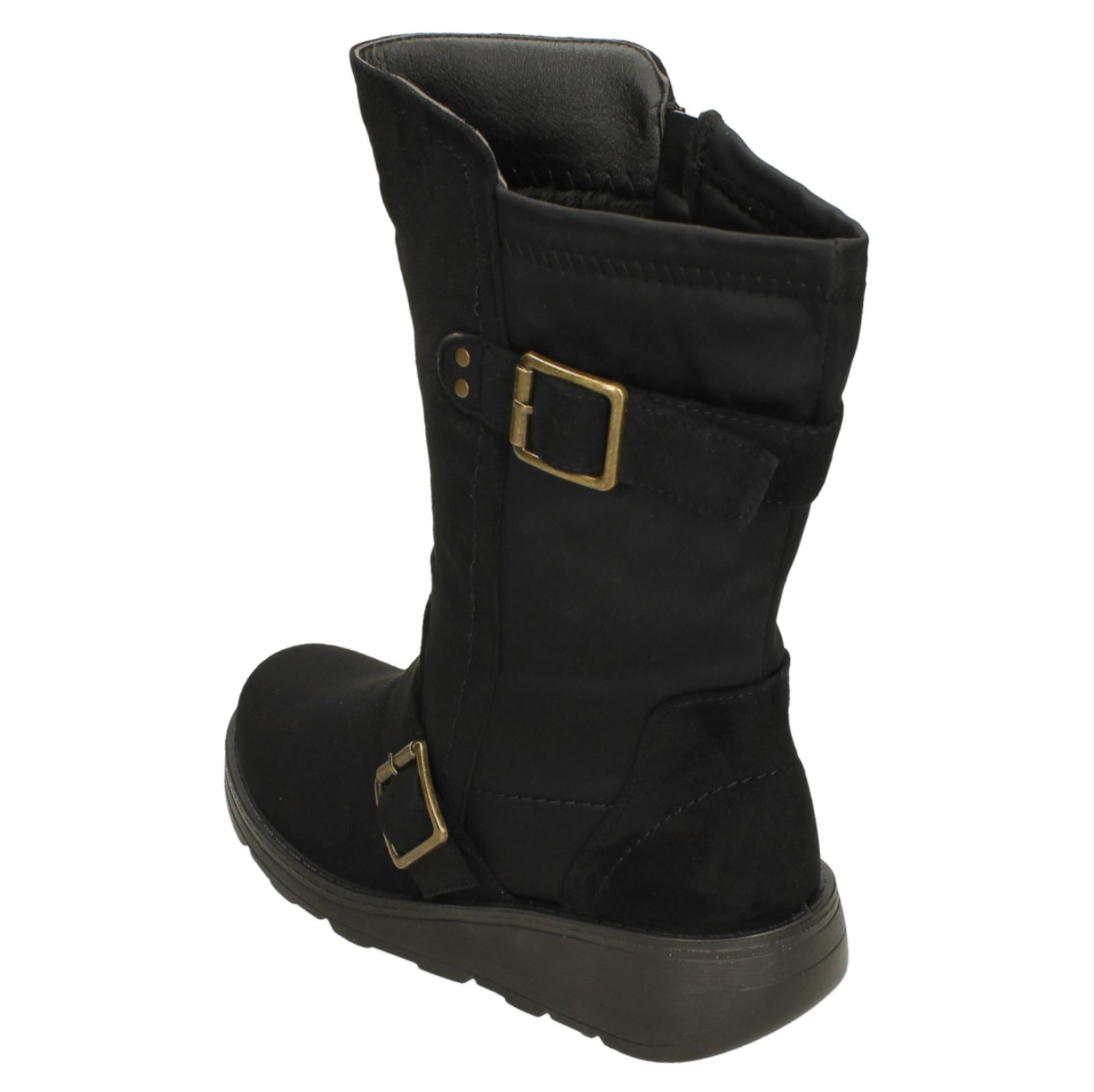 Bottes Mi-Mollet Femmes Spot On F4R452 - Picture 18 of 28