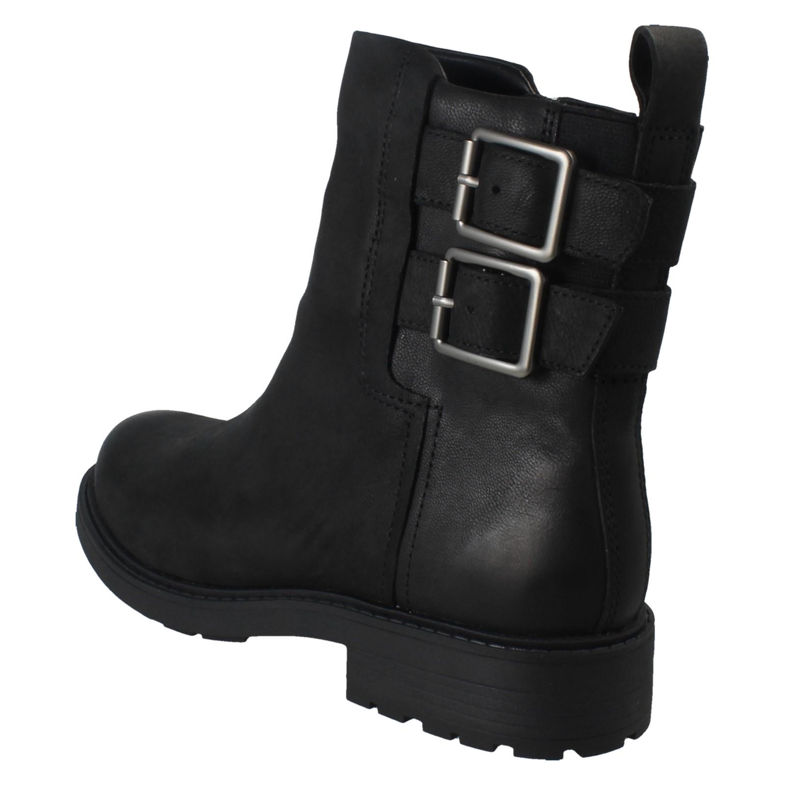 Mujer Clarks Hebilla Detallado con Cremallera Botines de Piel Orinoco2 Bay" - Imagen 4 de 19
