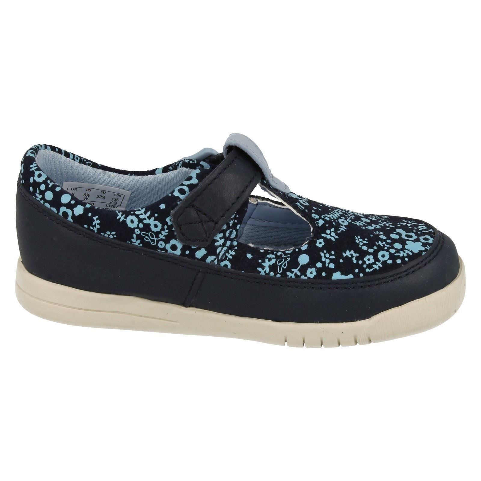 Infant Girls Clarks First T-Bar Shoes /'Crazy Tale/'