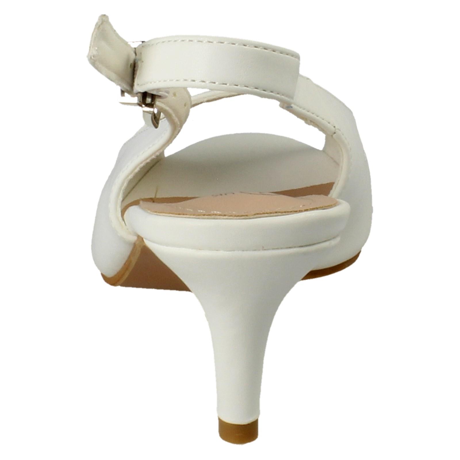 Sandalias De Dama Spot On Peep Toe Con Hebilla De Ajuste Amplio - F1R2045 - Imagen 68 de 73