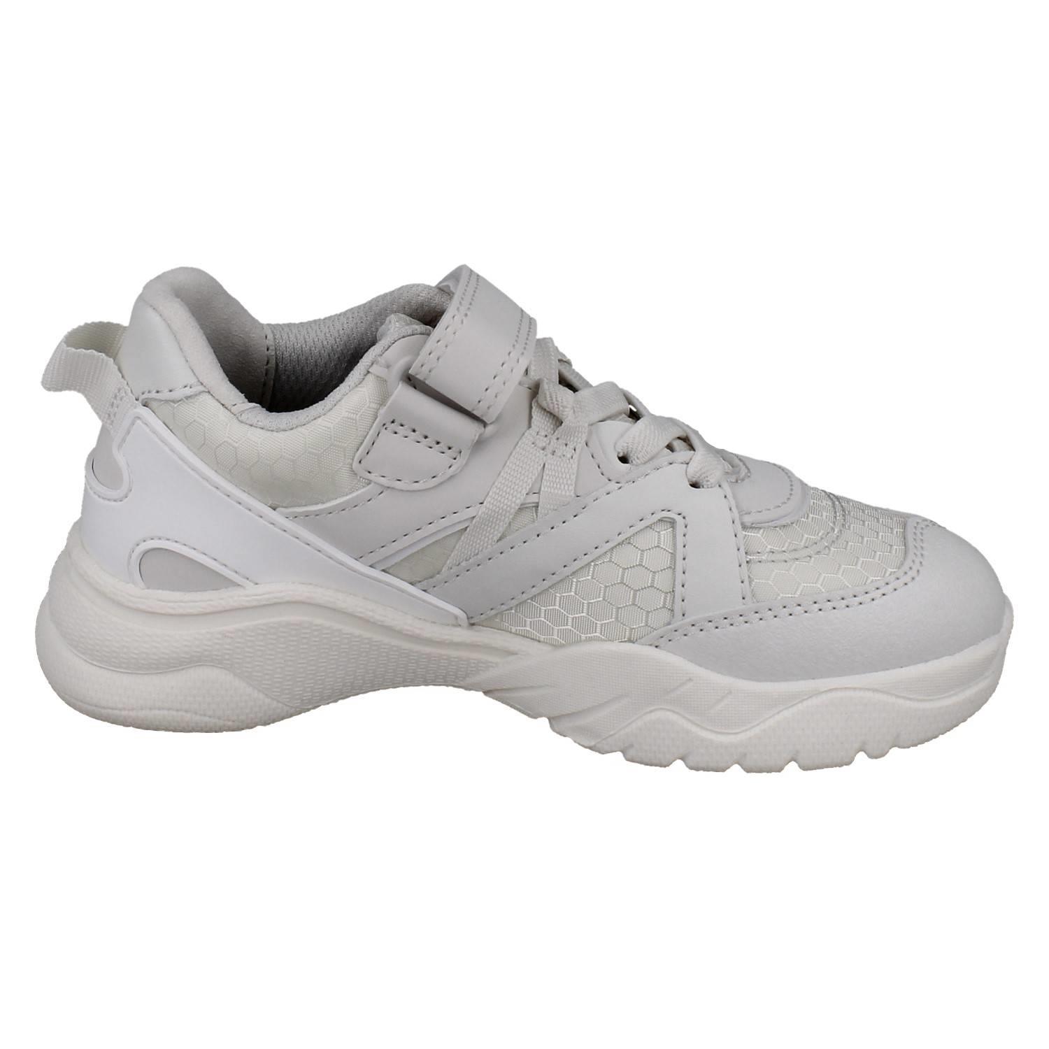 Kinder Clarks Grobe Sohle Elastische Spitze Waschbar Netz Sneaker Feder Pace K - Picture 7 of 10
