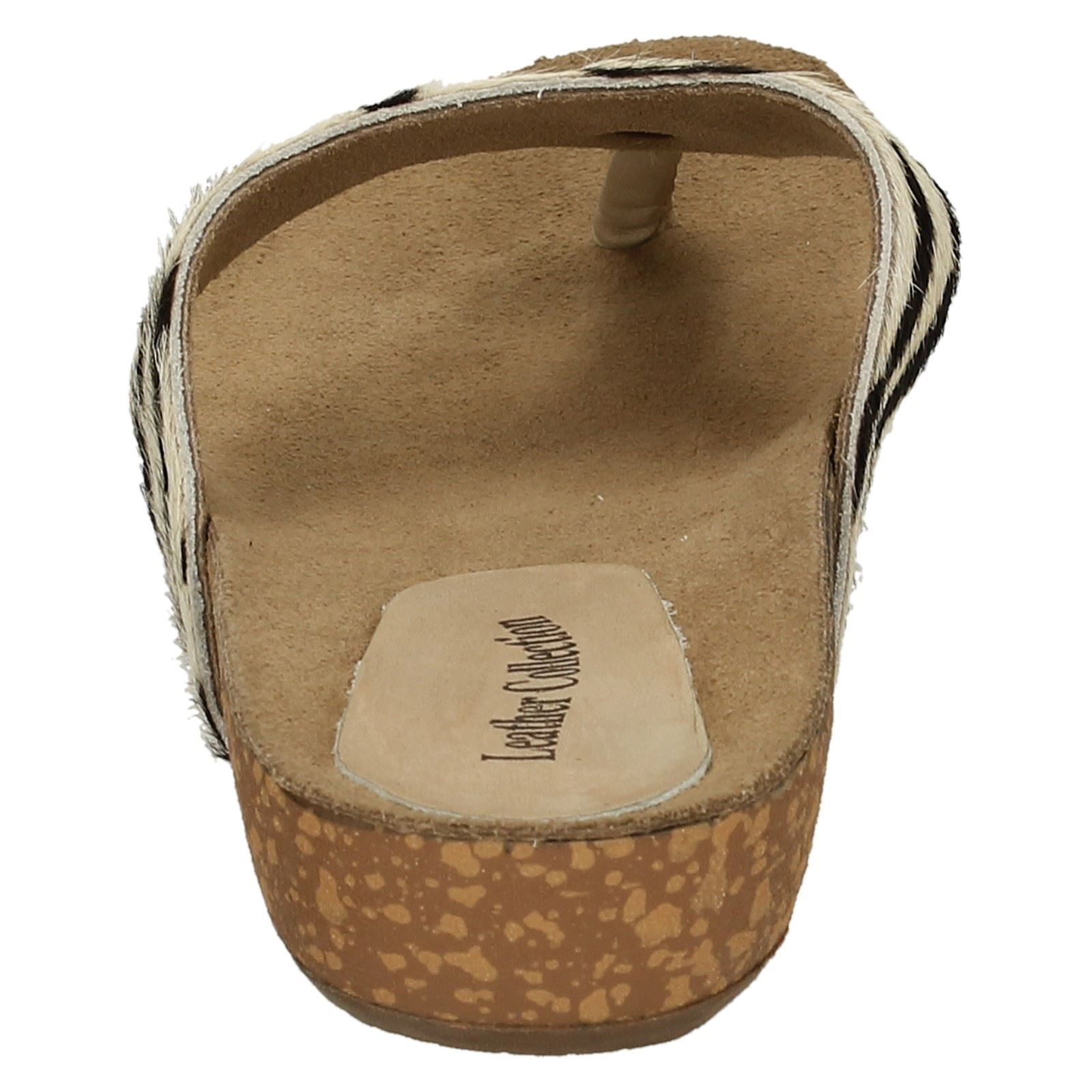 Ladies Leather Collection Casual Toe - Post Sandals - Picture 5 of 37