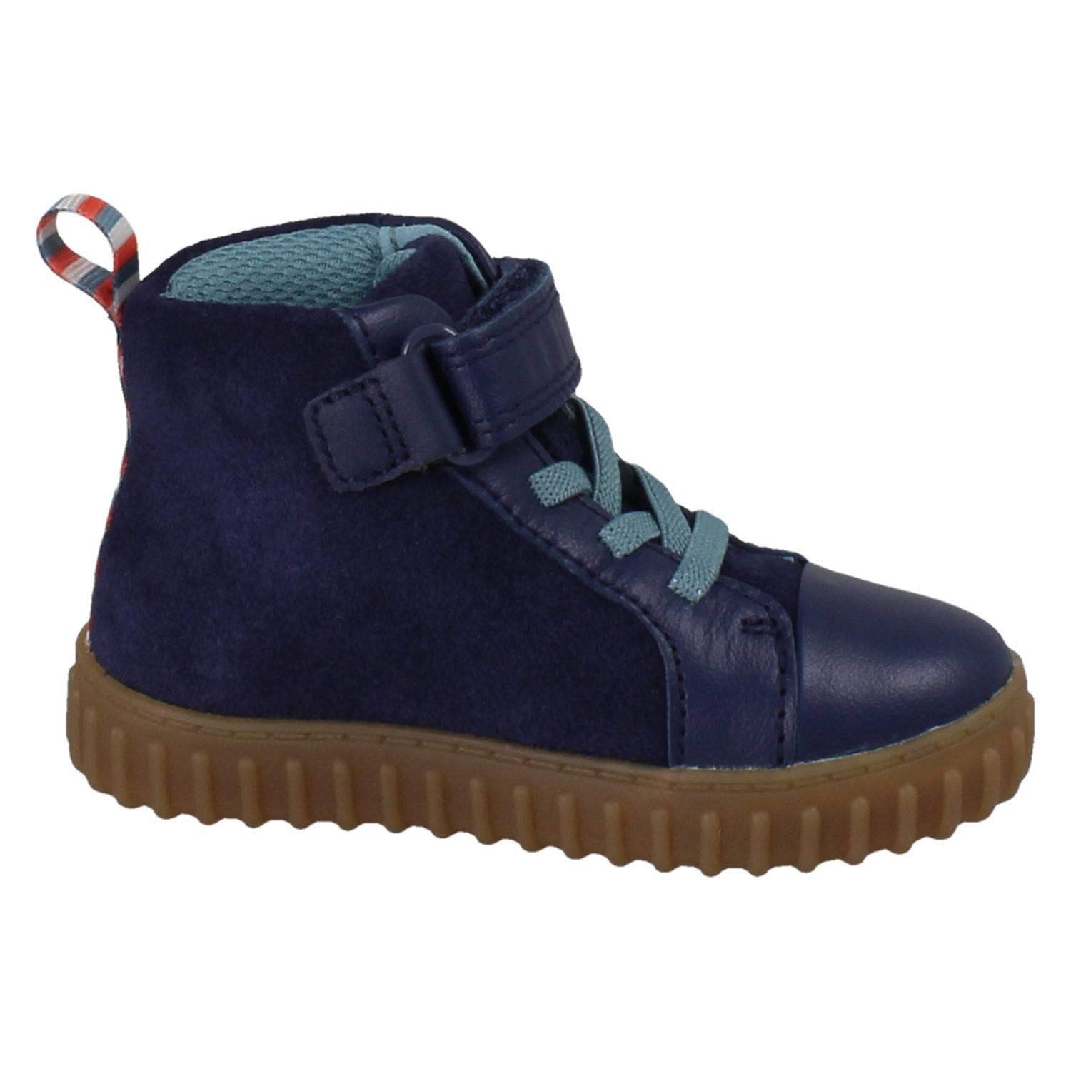 Jungen Clarks Elastische Spitze Kuschelig Bär Face Leather Stiefeletten Cove Art - Picture 7 of 10