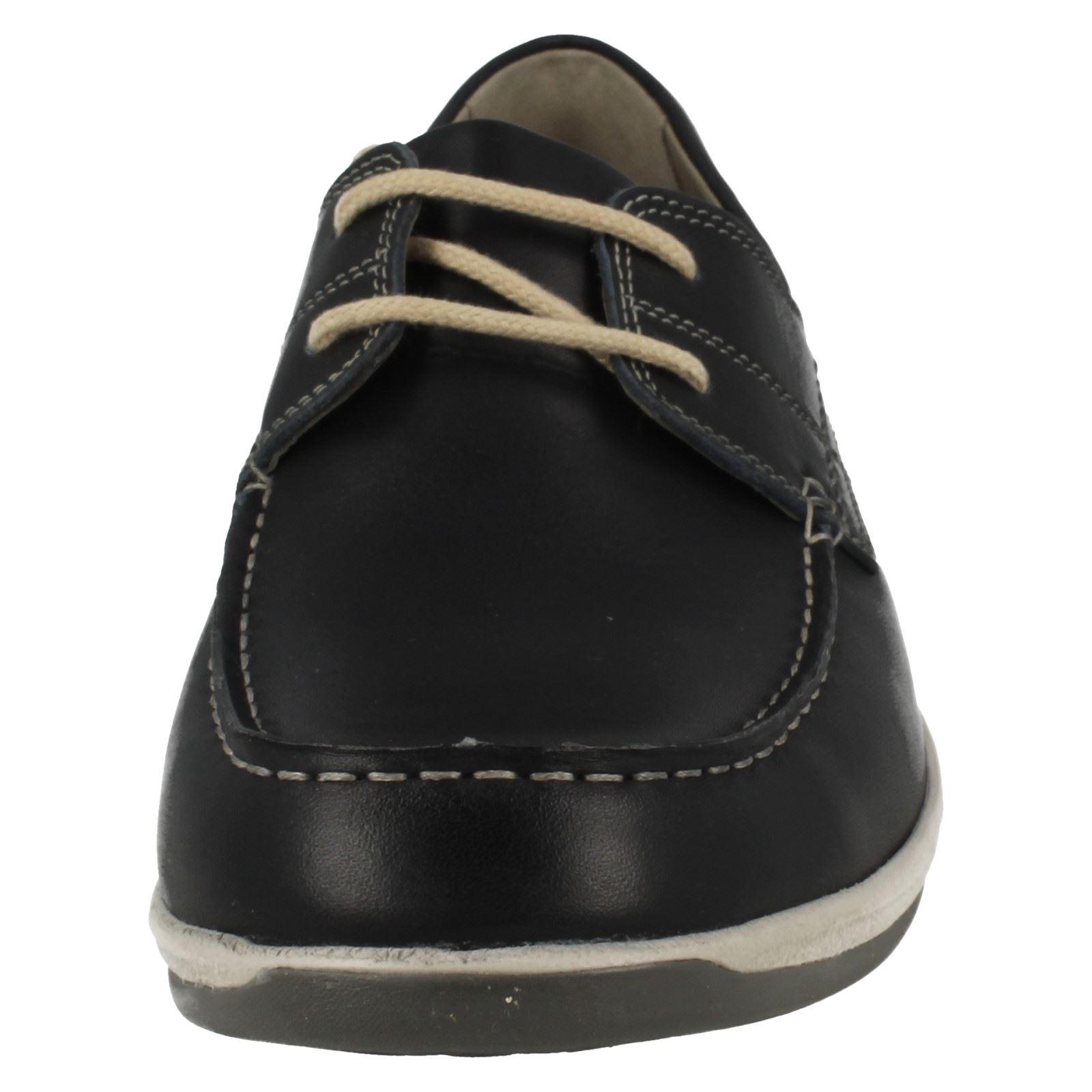 Mens Clarks Moccasin Style Lace Up Shoes Fallston Style