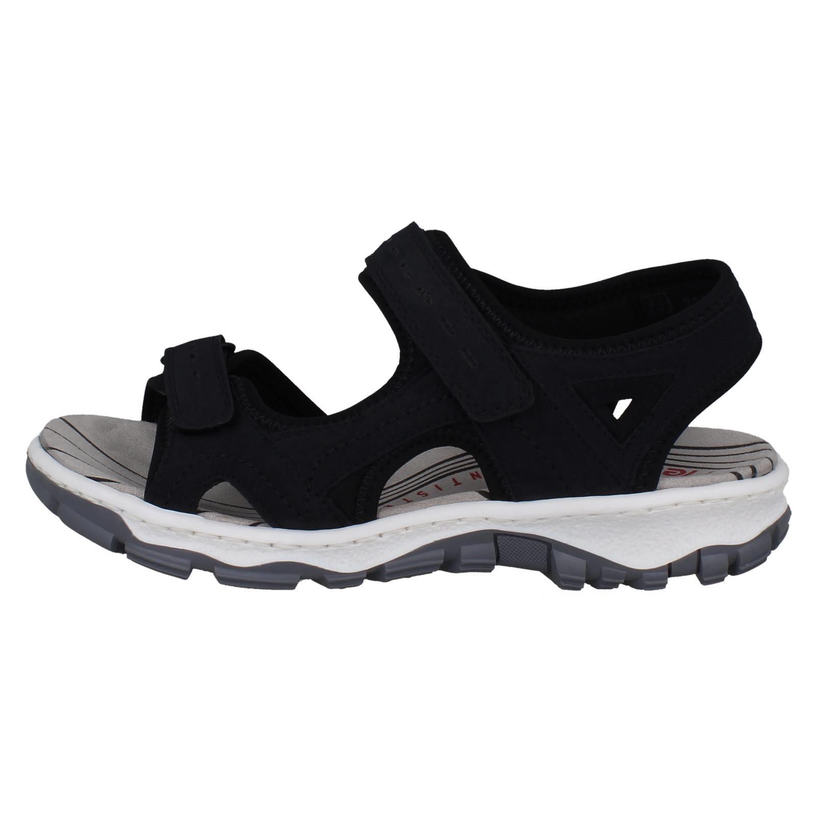 Sandalias de verano Rieker sintéticas antiestrés estilo deportivo para dama 68866 - Imagen 12 de 46
