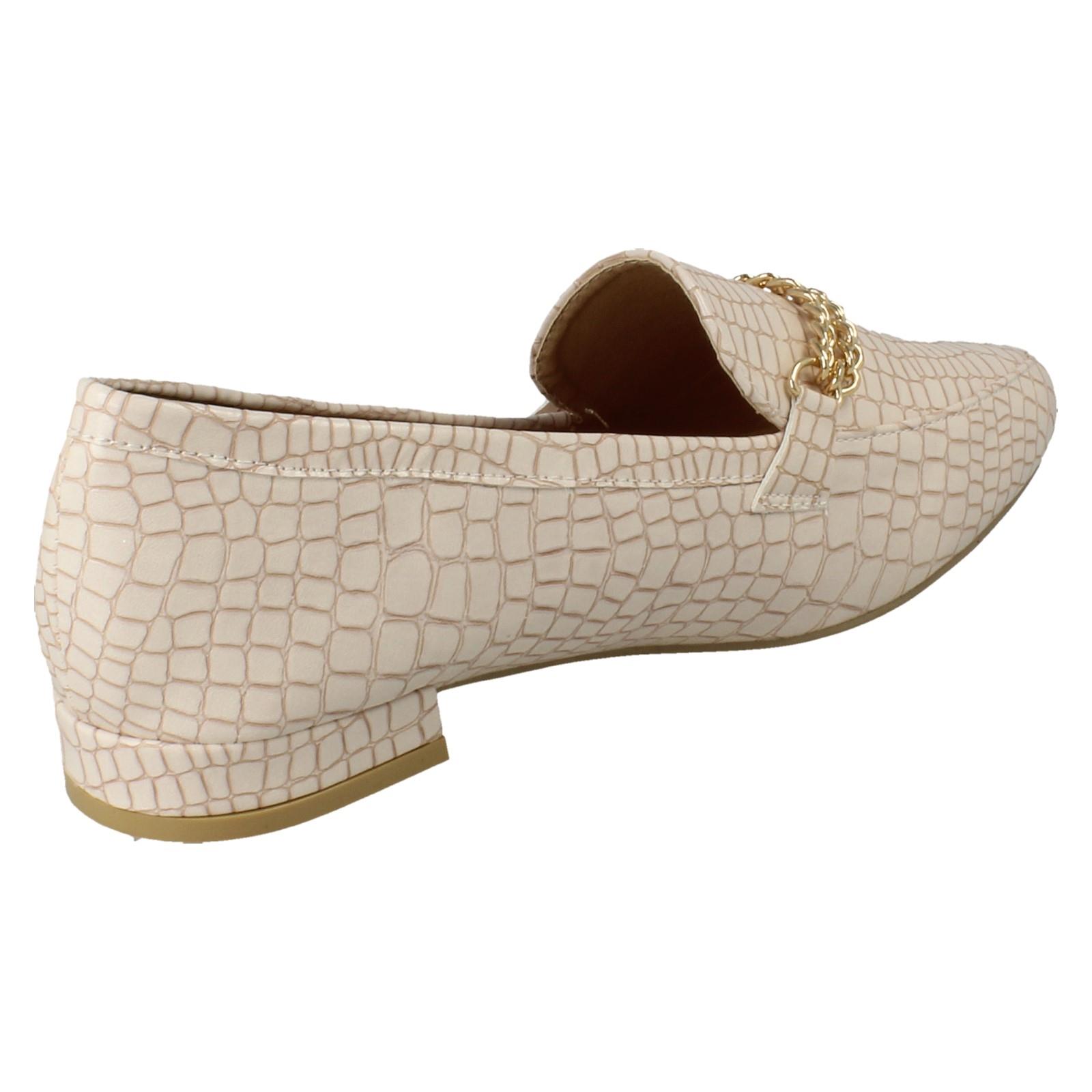 Ladies Spot On Wide Fit Loafers 'F8R0534' - Picture 15 of 19