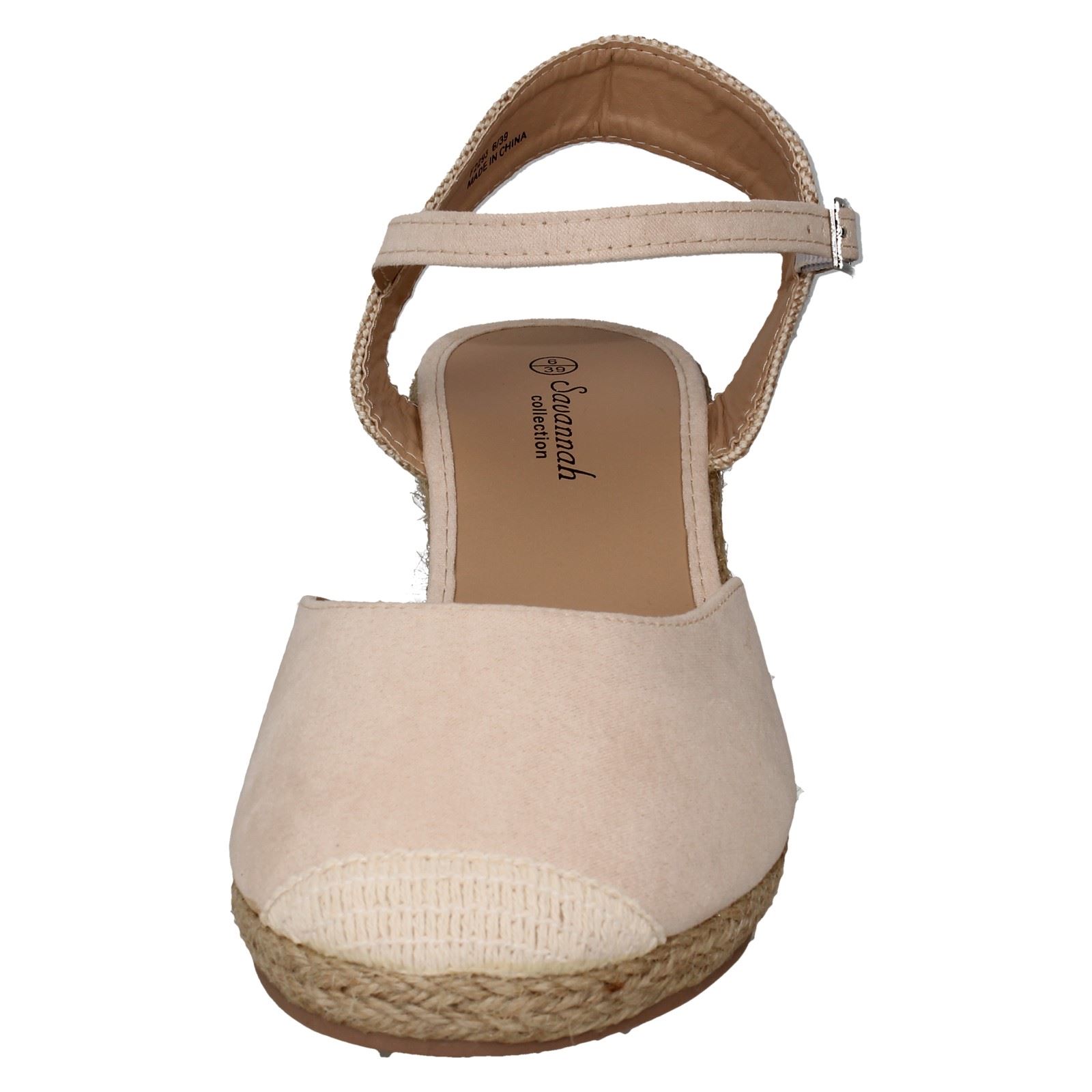 Ladies Savannah Wide Fitting Closed Toe Wedges - Picture 12 of 28
