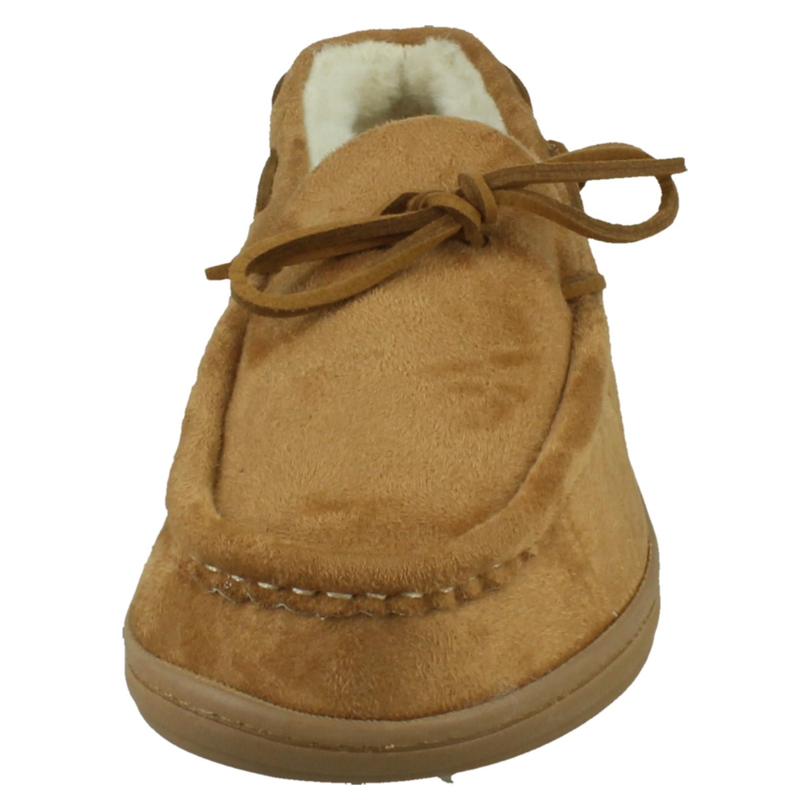 Hommes Padders Machine Lavable Mémoire Mousse Large Suédine Microfibre Chaussons - Picture 9 of 10