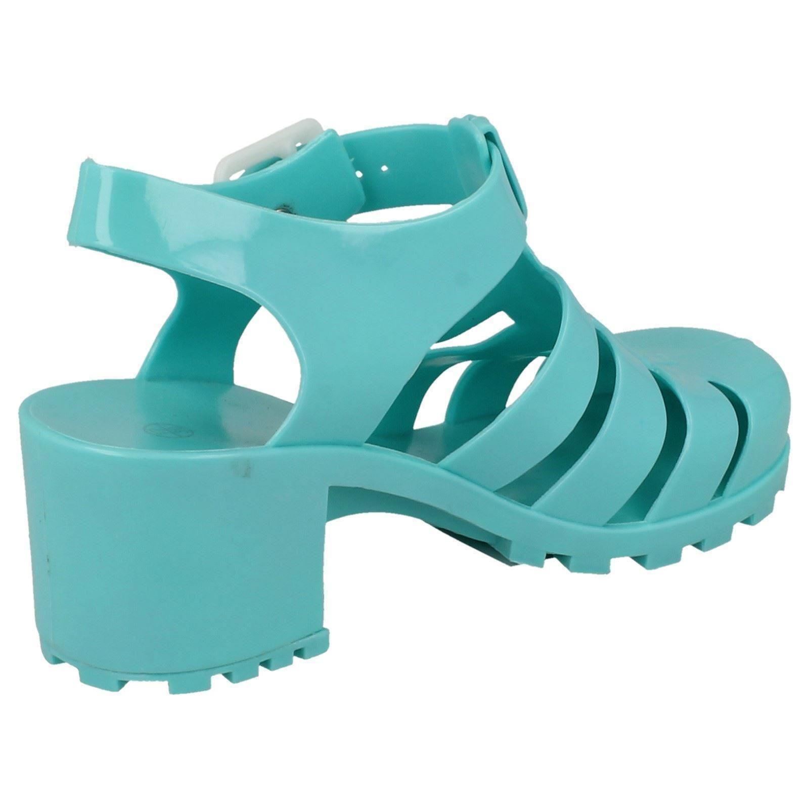 Girls Spot On Heeled "Jelly Shoes" - Picture 24 of 37