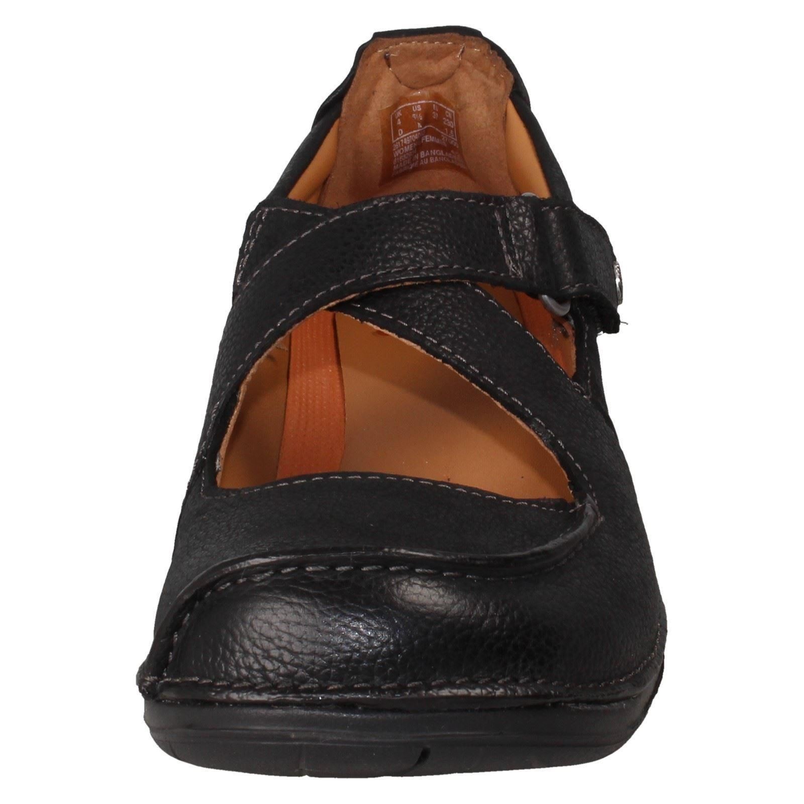 "Zapatos informales con gancho y bucle para damas sin estructura de Clarks ""Correa sin bucle"" - Imagen 7 de 19