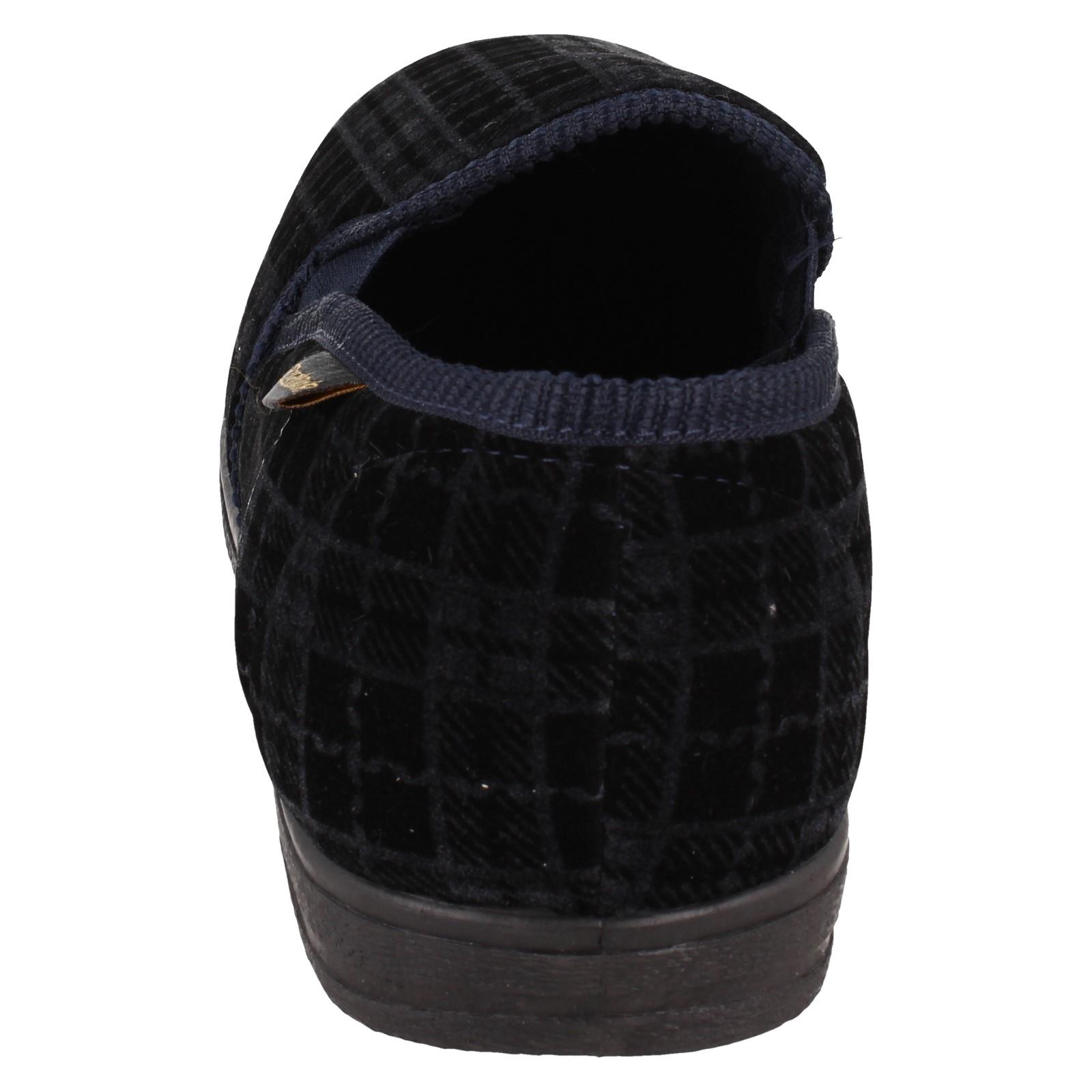 Mens Rosebank Twin Gusset Indoor Slippers Jack - Picture 5 of 19