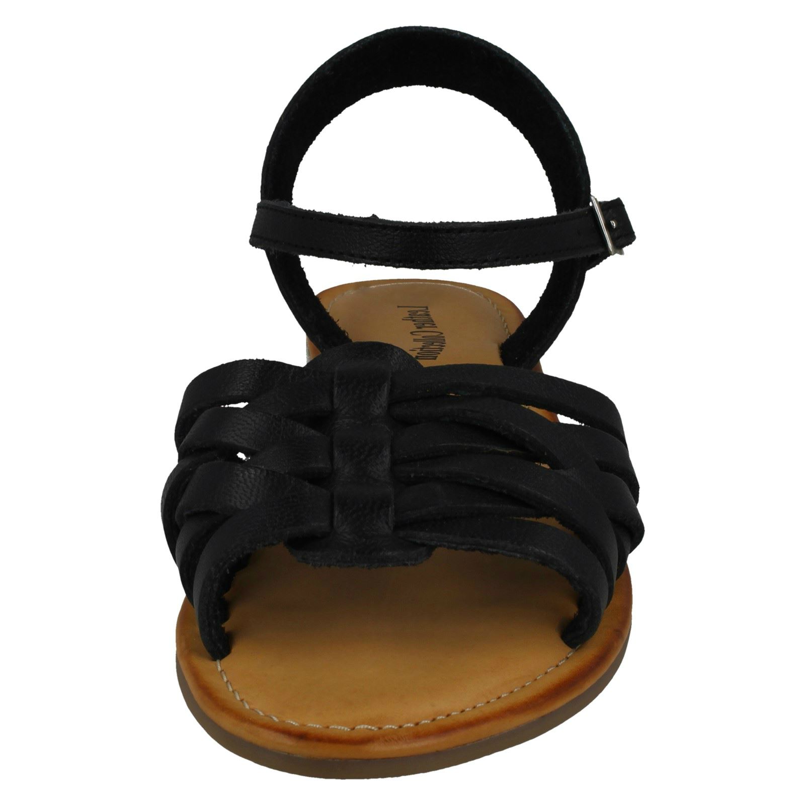 Ladies Leather Collection Casual Strappy Sandals F0R0200 - Picture 9 of 28