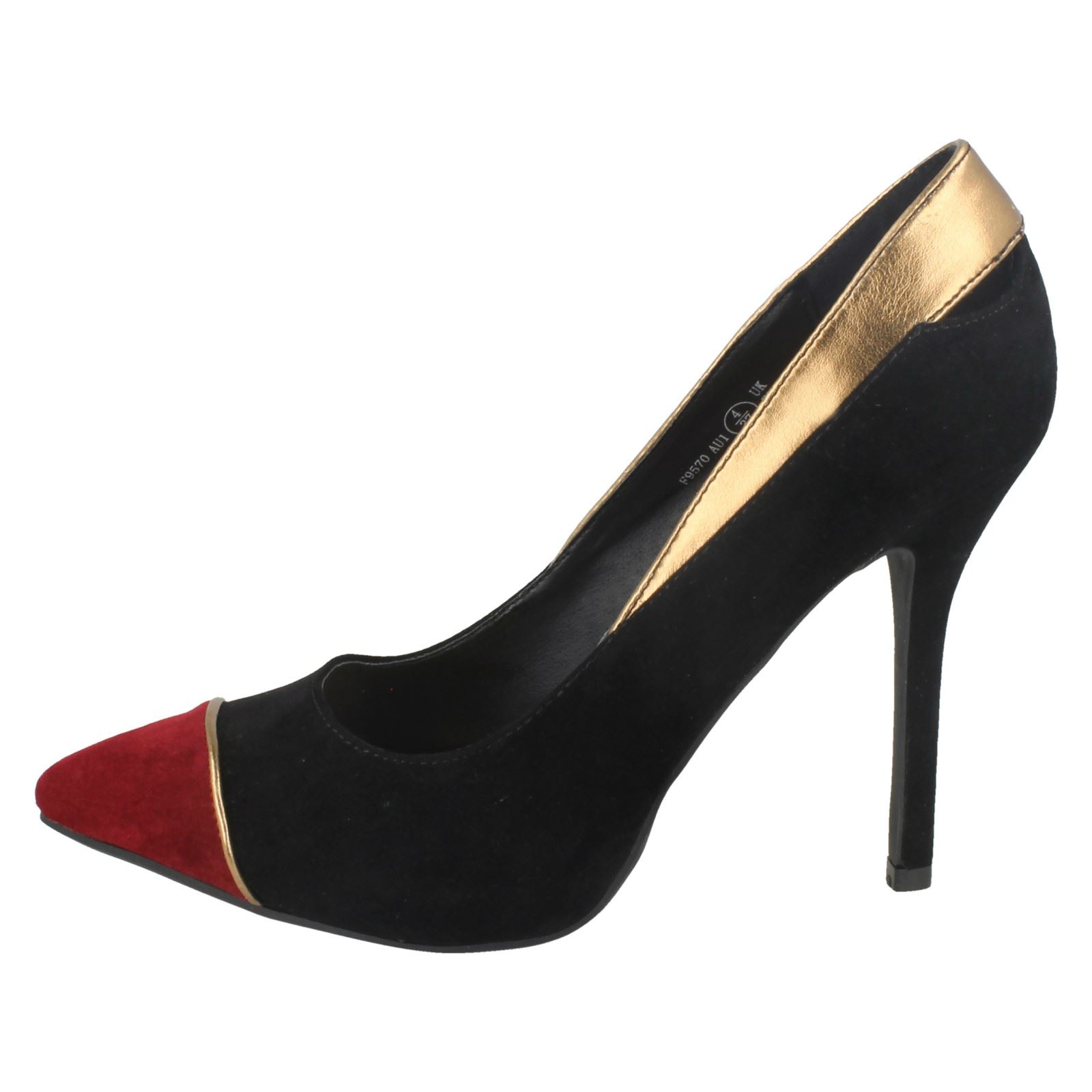 Ladies Spot On High Heeled 'Court Shoes' eBay