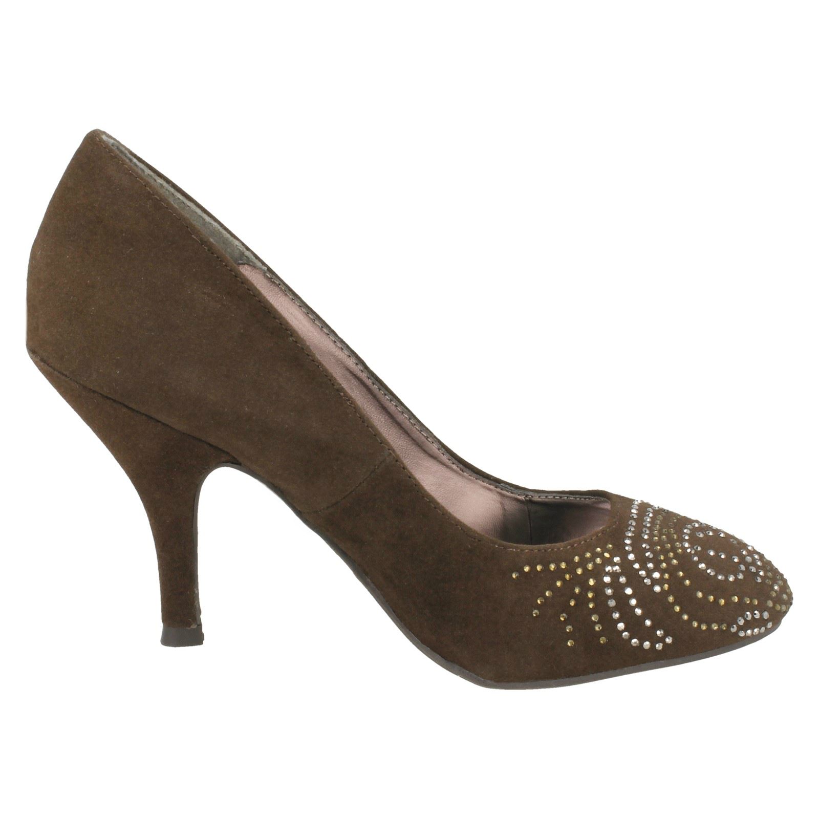 Zapatos de corte para dama Anne Michelle con patrón de diamante - Imagen 15 de 36