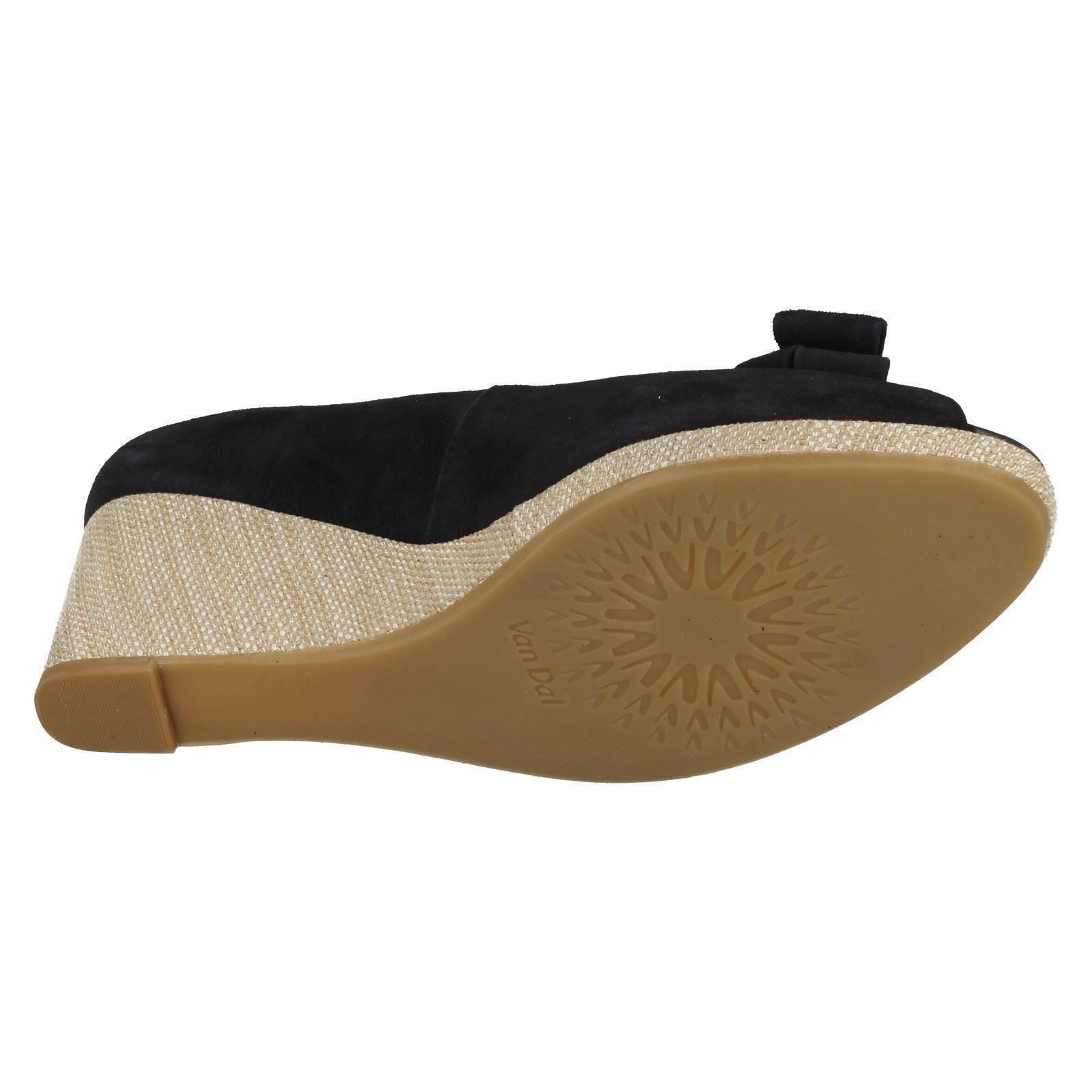 Señoras van dal Zapatos Slip On Cuña De Punta Abierta Zapatos dal Unity a9f9a1 Señoras van dal Zapatos Slip On Cuña De Punta Abierta Zapatos dal Unity a9f9a1
