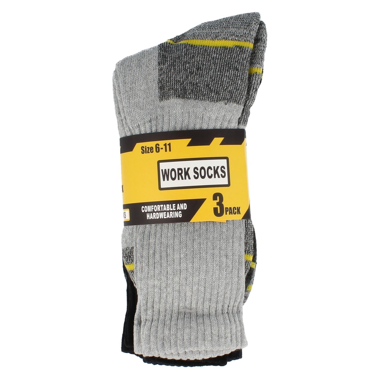 'Paquete de 3' calcetines de trabajo para hombre - Imagen 4 de 5